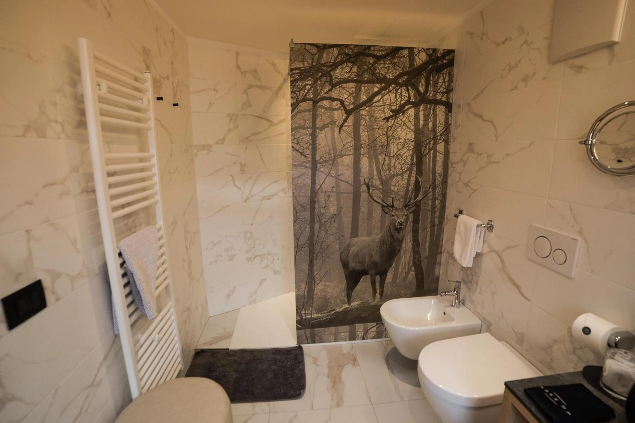 Shower in Freina Mountain Lifestyle Hotel