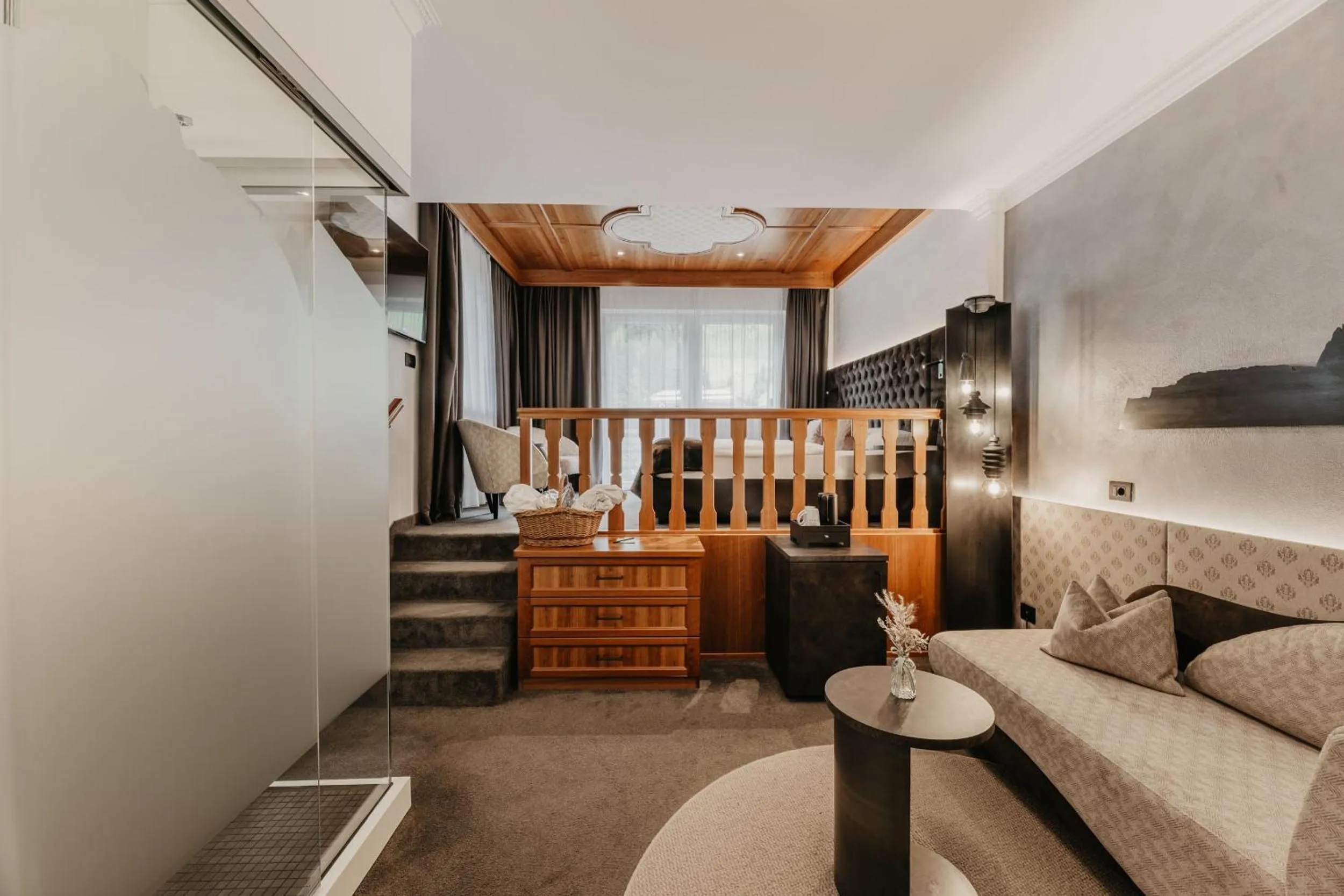 Bedroom in Freina Mountain Lifestyle Hotel