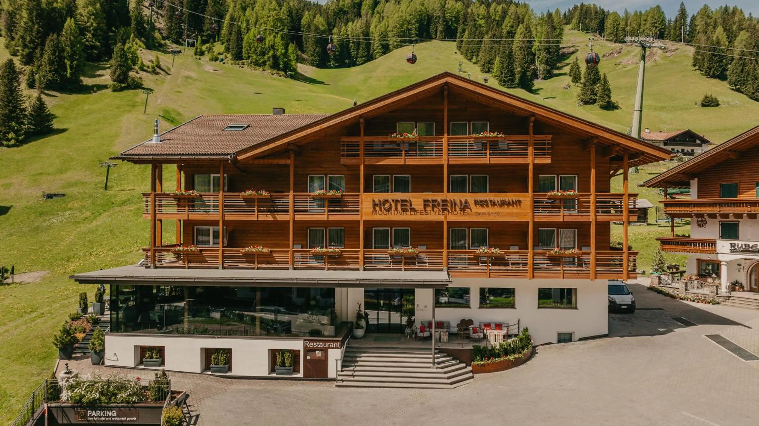 Property building in Freina Mountain Lifestyle Hotel