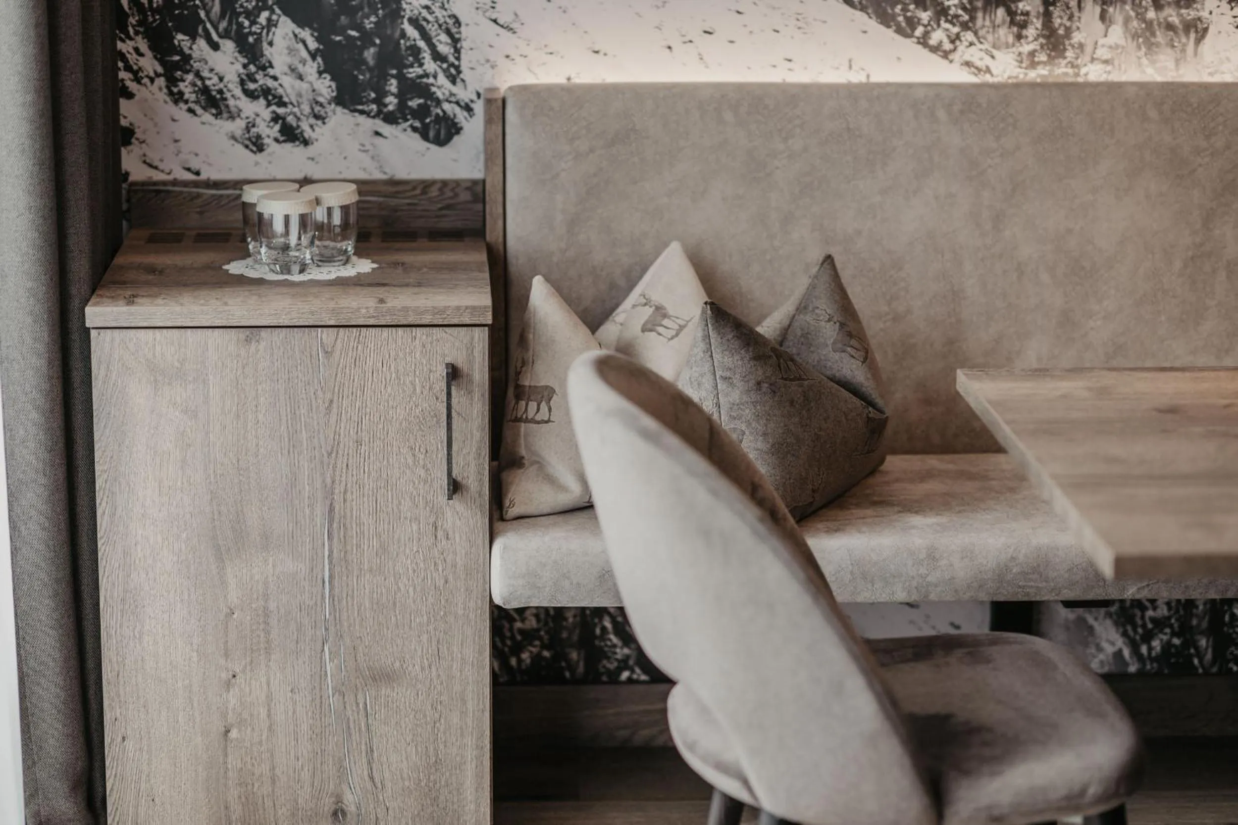 Seating area in Freina Mountain Lifestyle Hotel