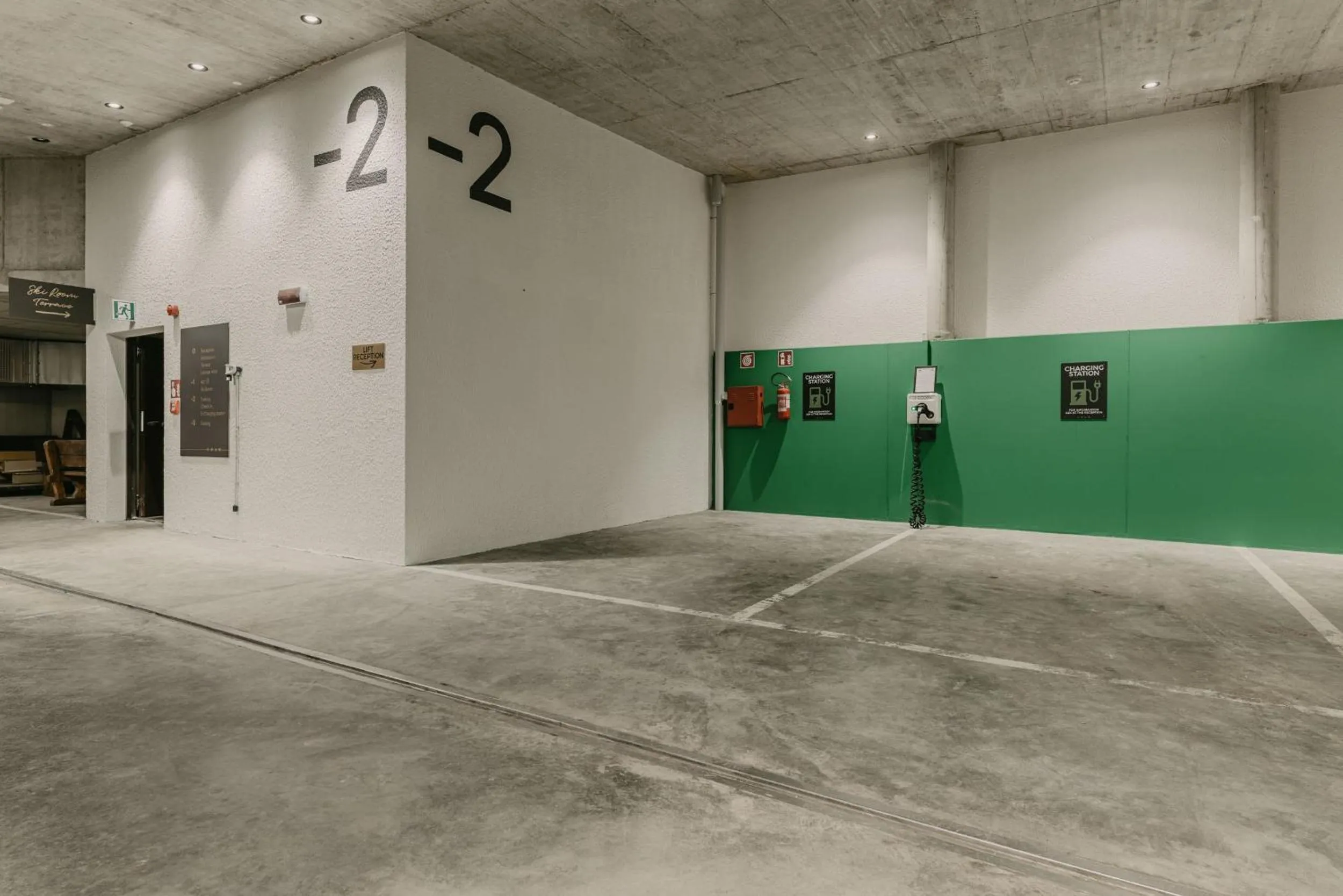 Parking in Freina Mountain Lifestyle Hotel