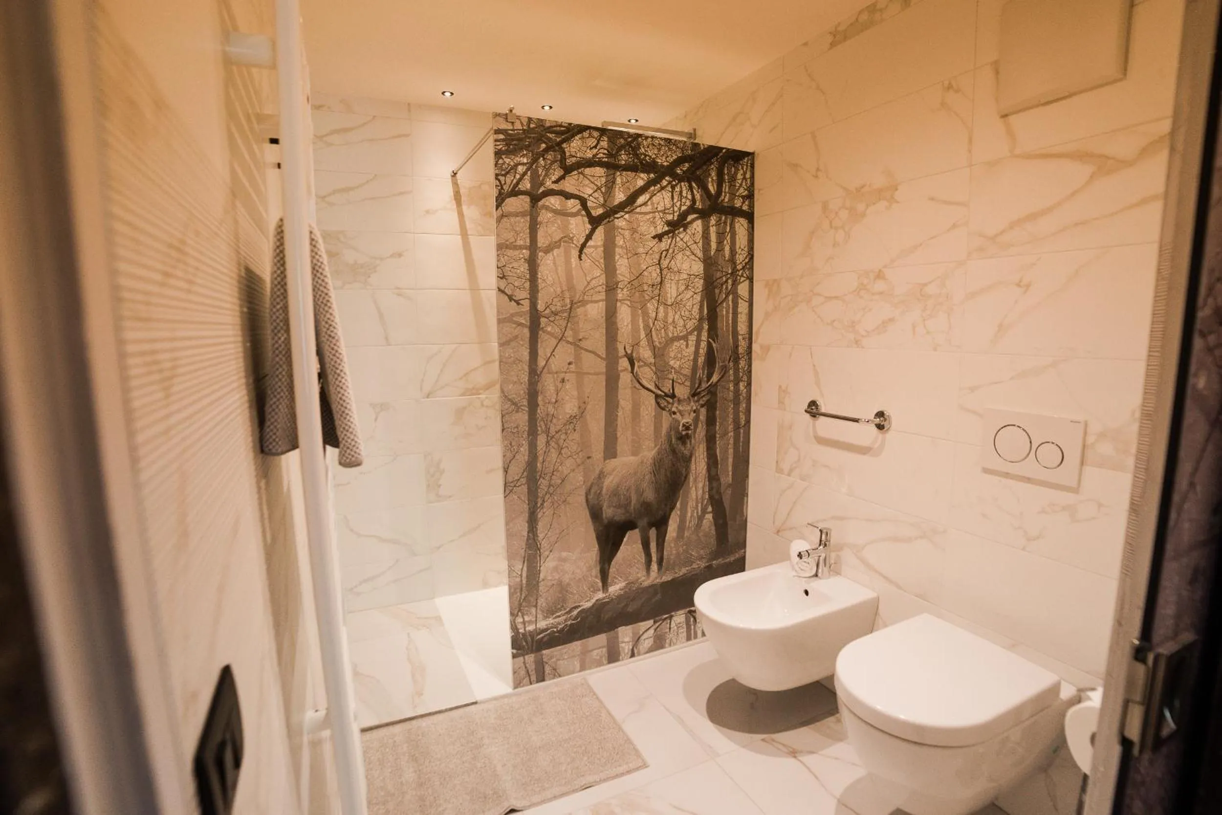 Shower in Freina Mountain Lifestyle Hotel