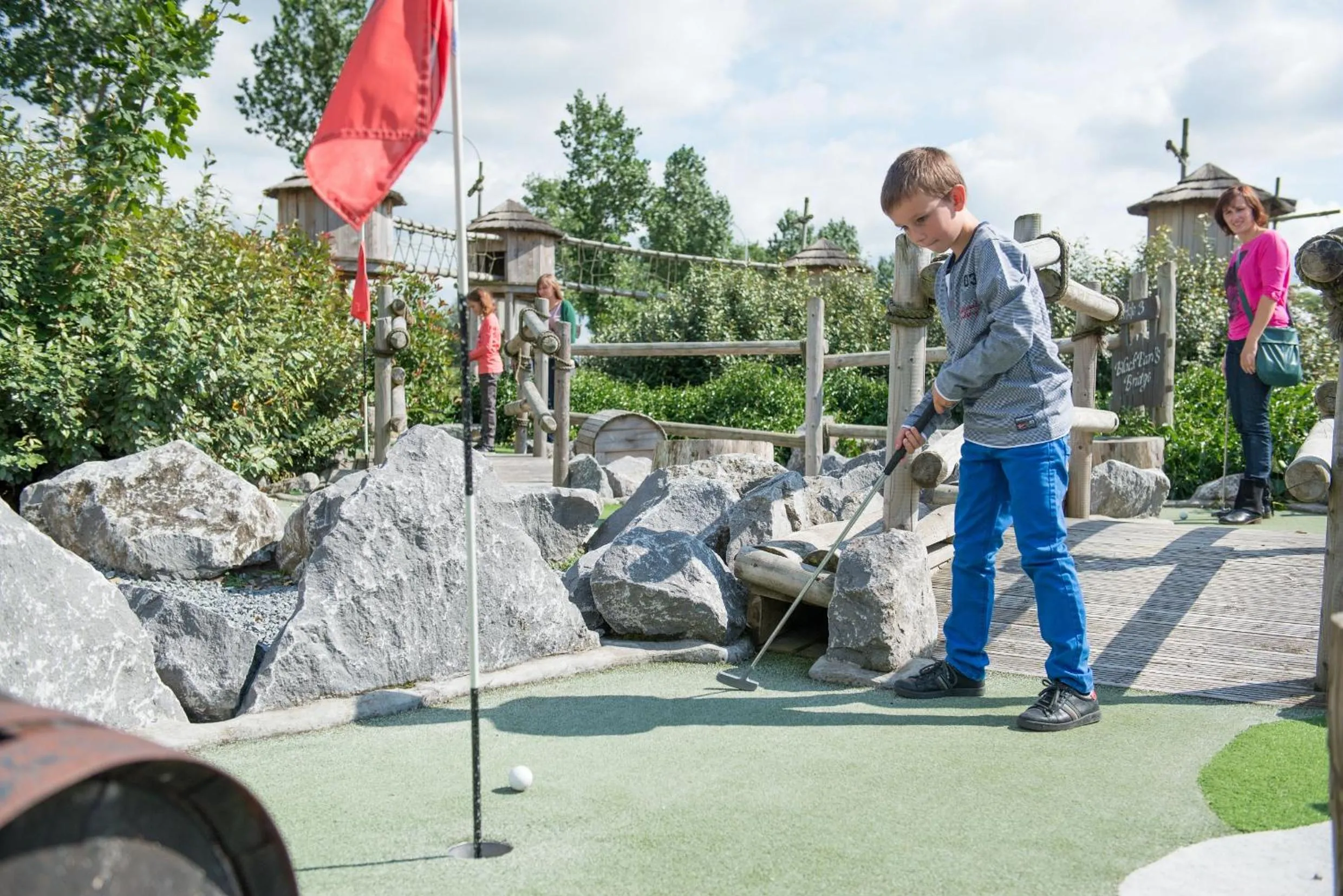 Minigolf in Sunparks Oostduinkerke - Plopsaland