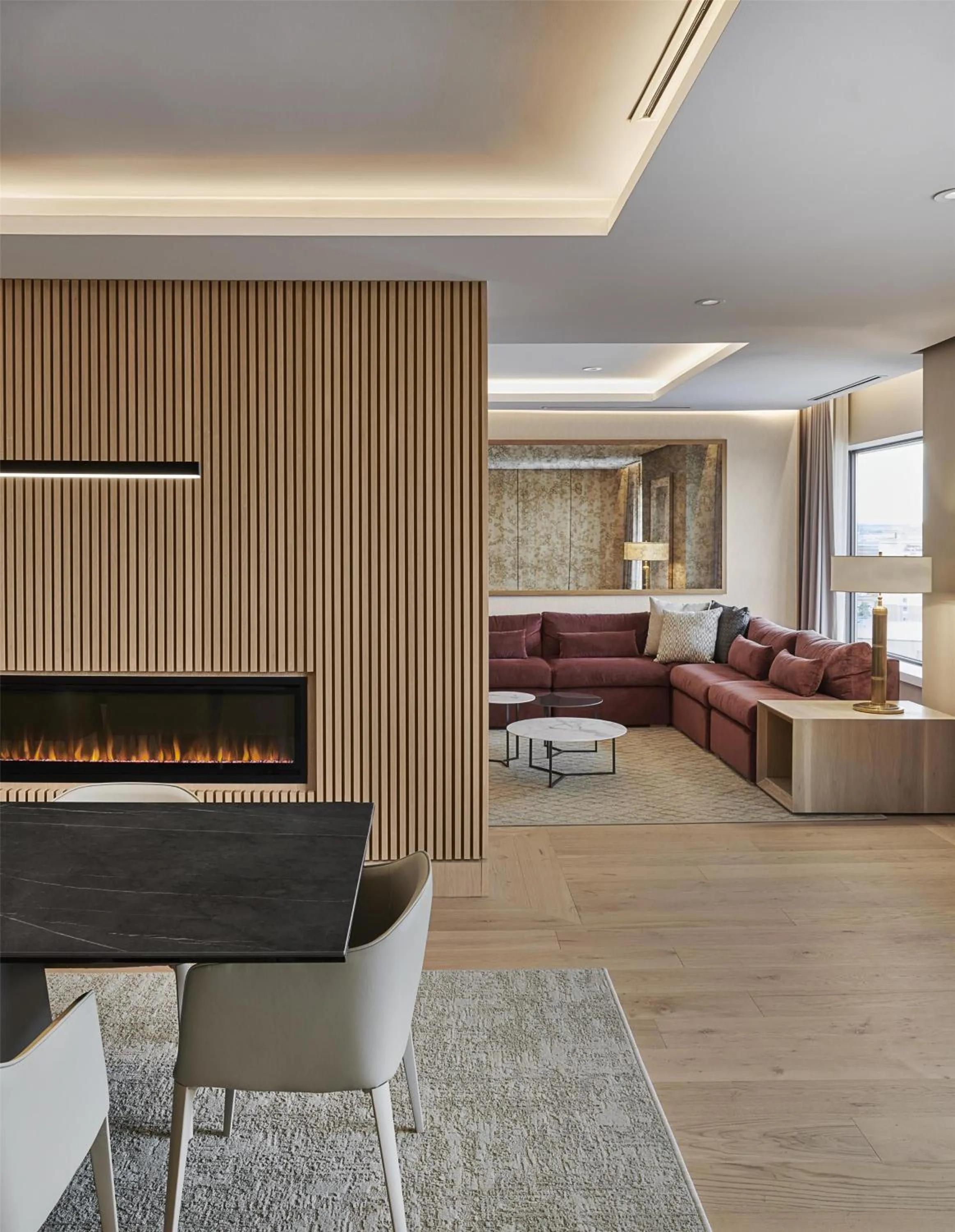 Living room in Hilton Toronto Airport Hotel & Suites