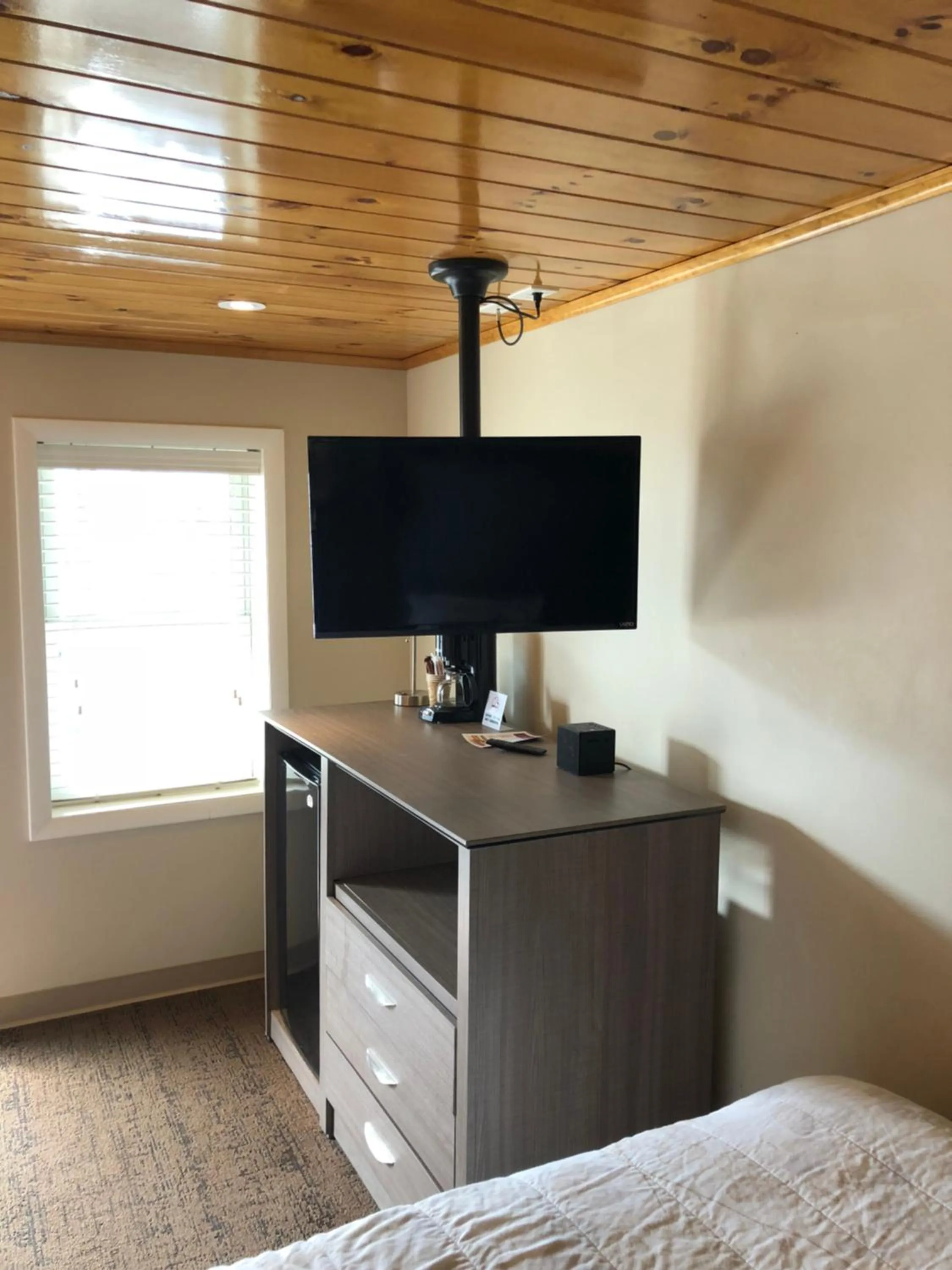 Bed in Alouette Beach Resort Economy Rooms