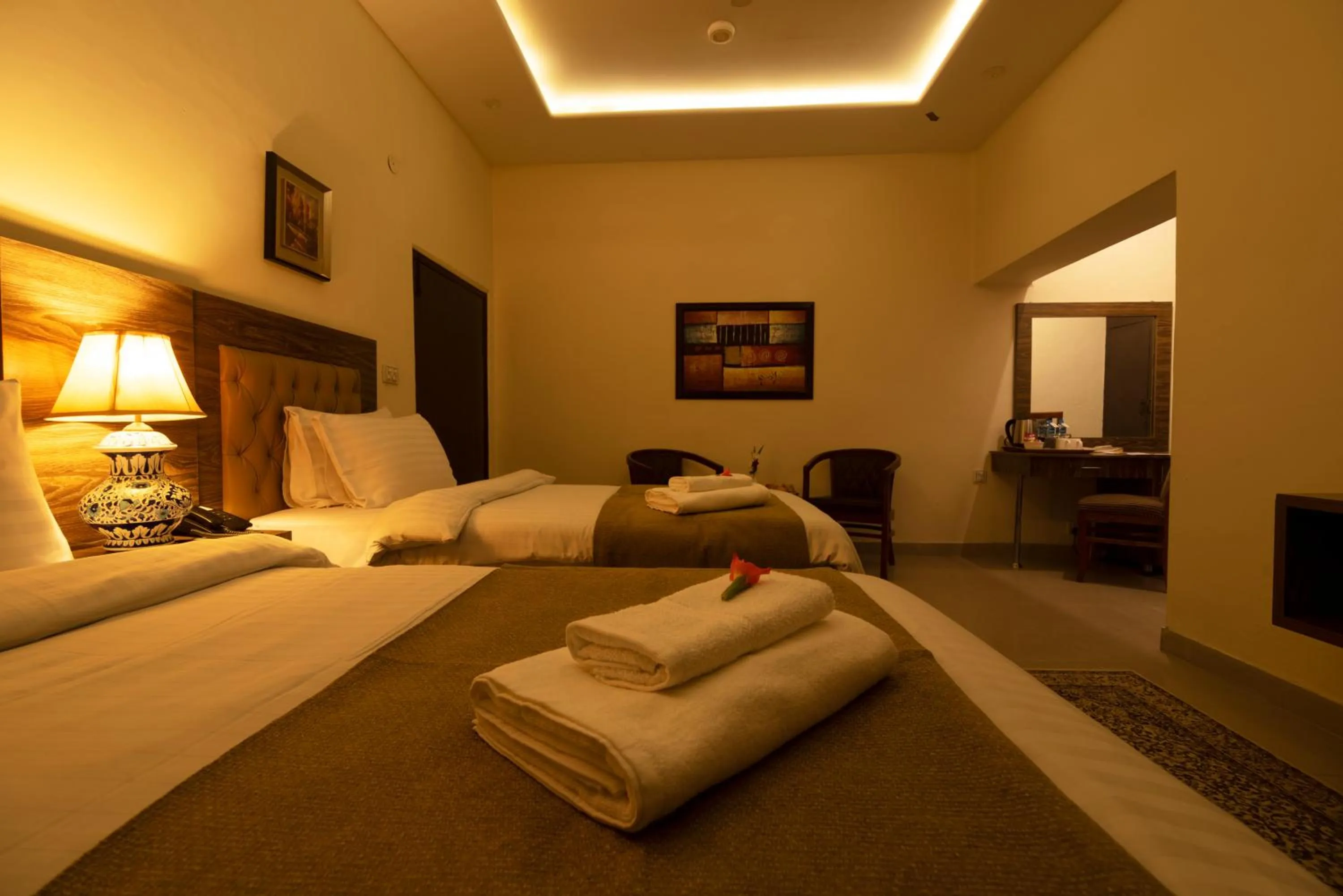 Photo of the whole room, Bed in Hotel One Lalazar Multan