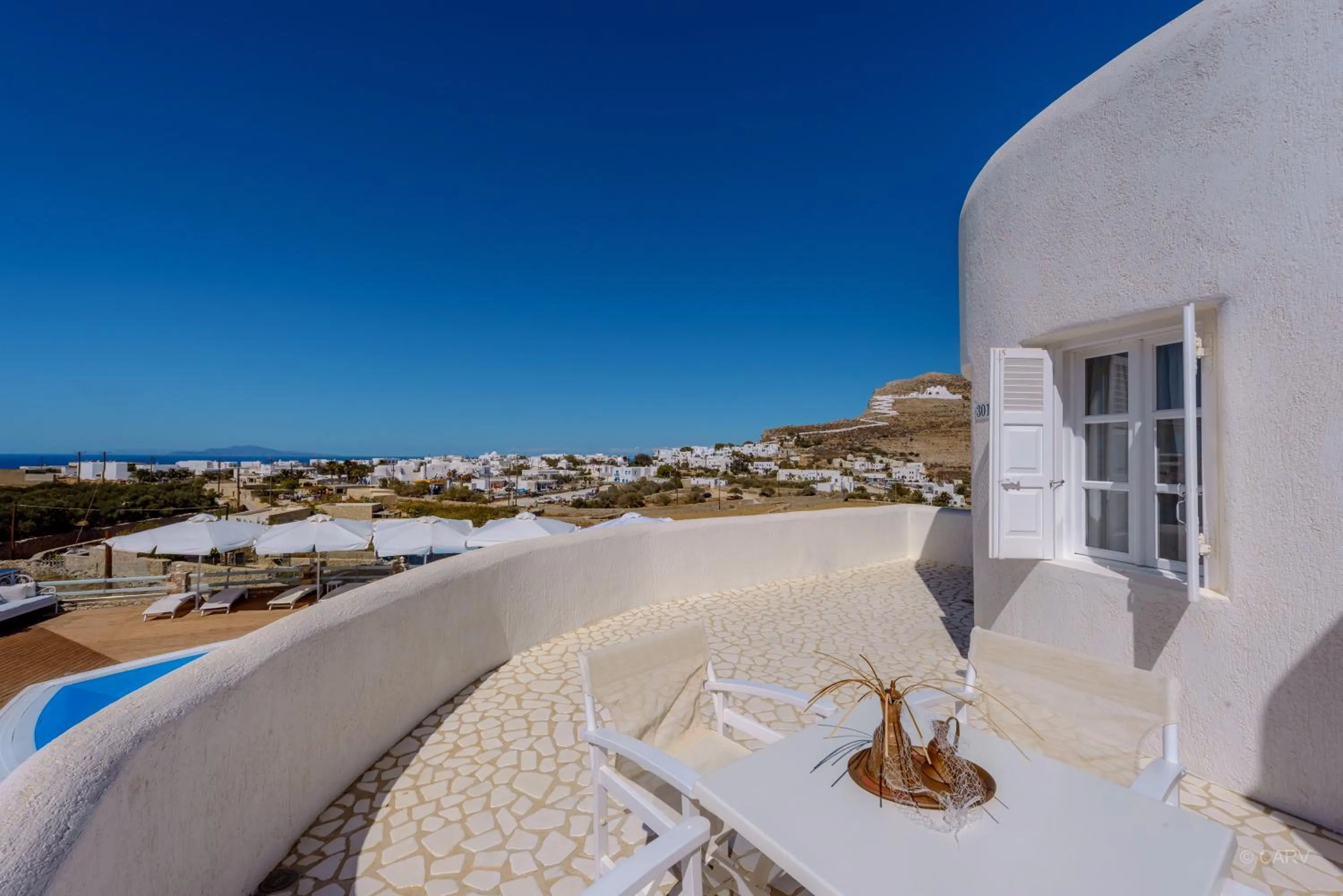 Mountain view in Aspalathras White Hotel