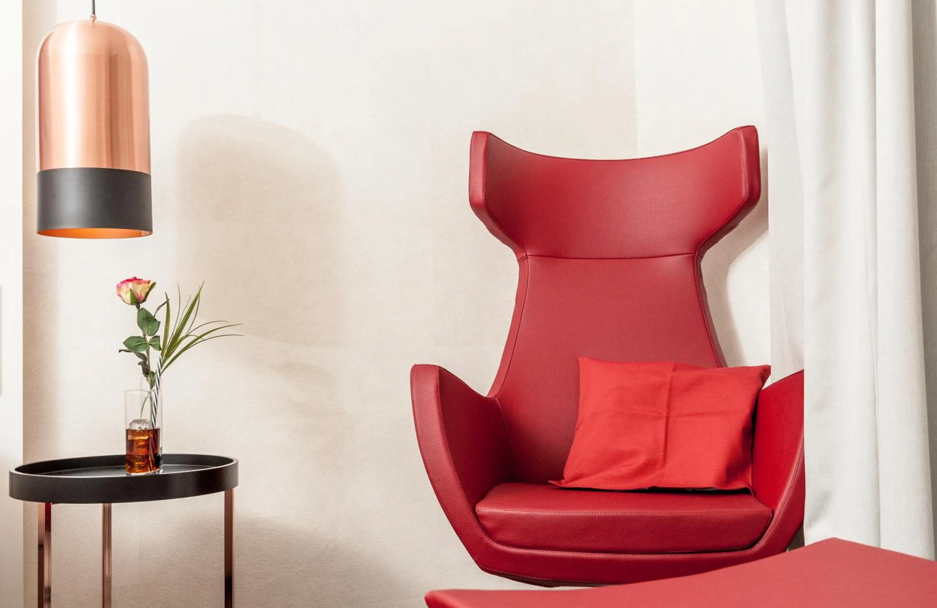 Seating area in Hotel Monika