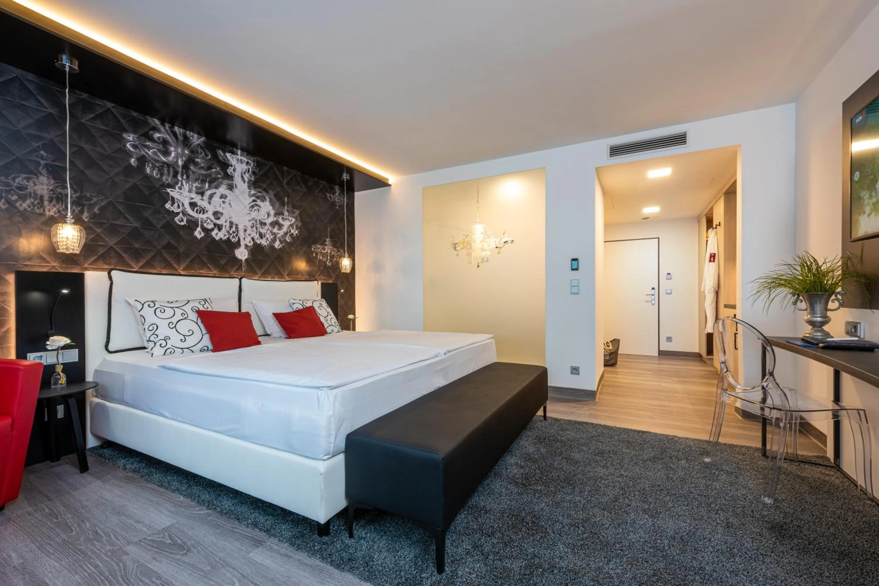 Photo of the whole room, Bed in Hotel Monika