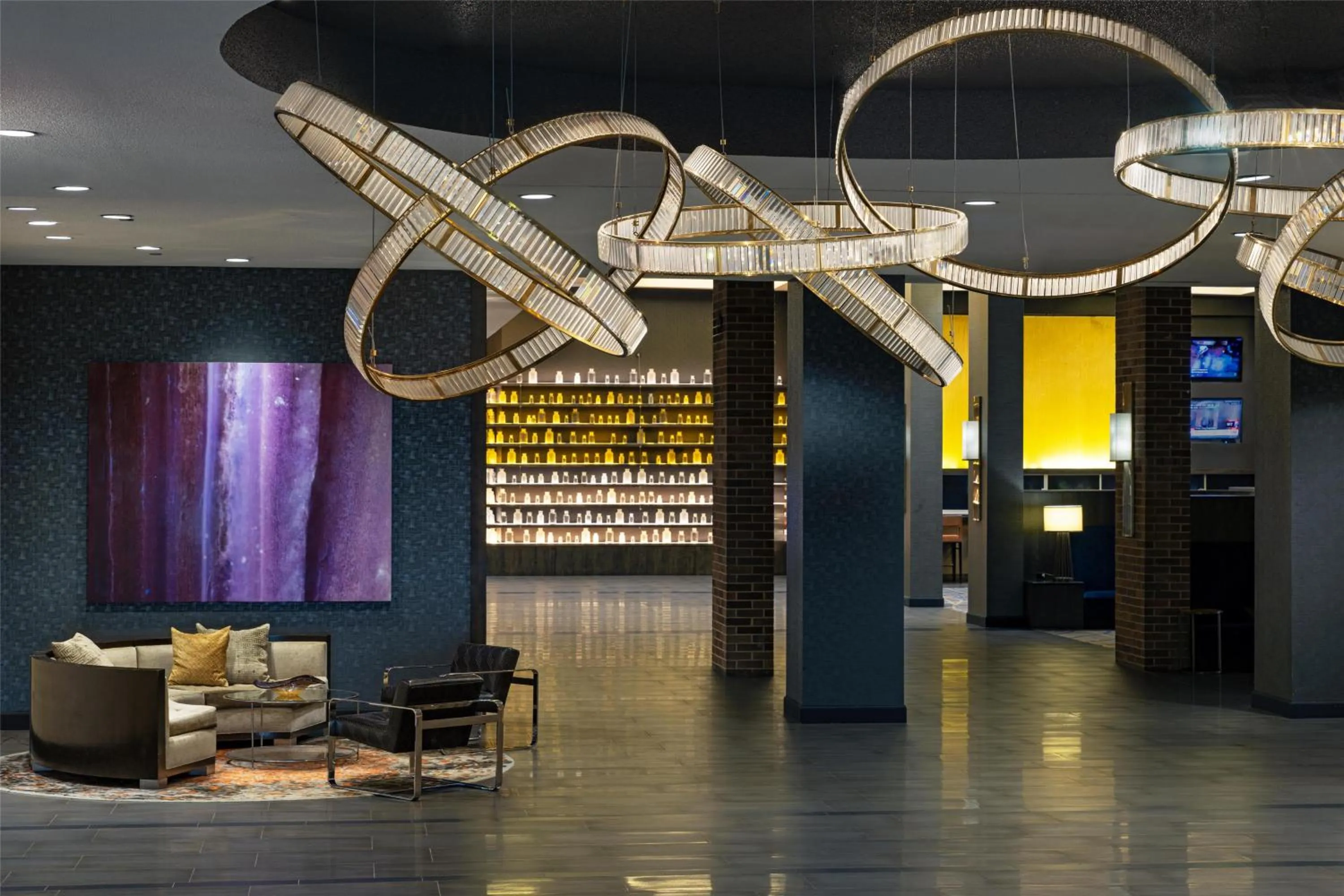 Lobby or reception in Hilton Parsippany