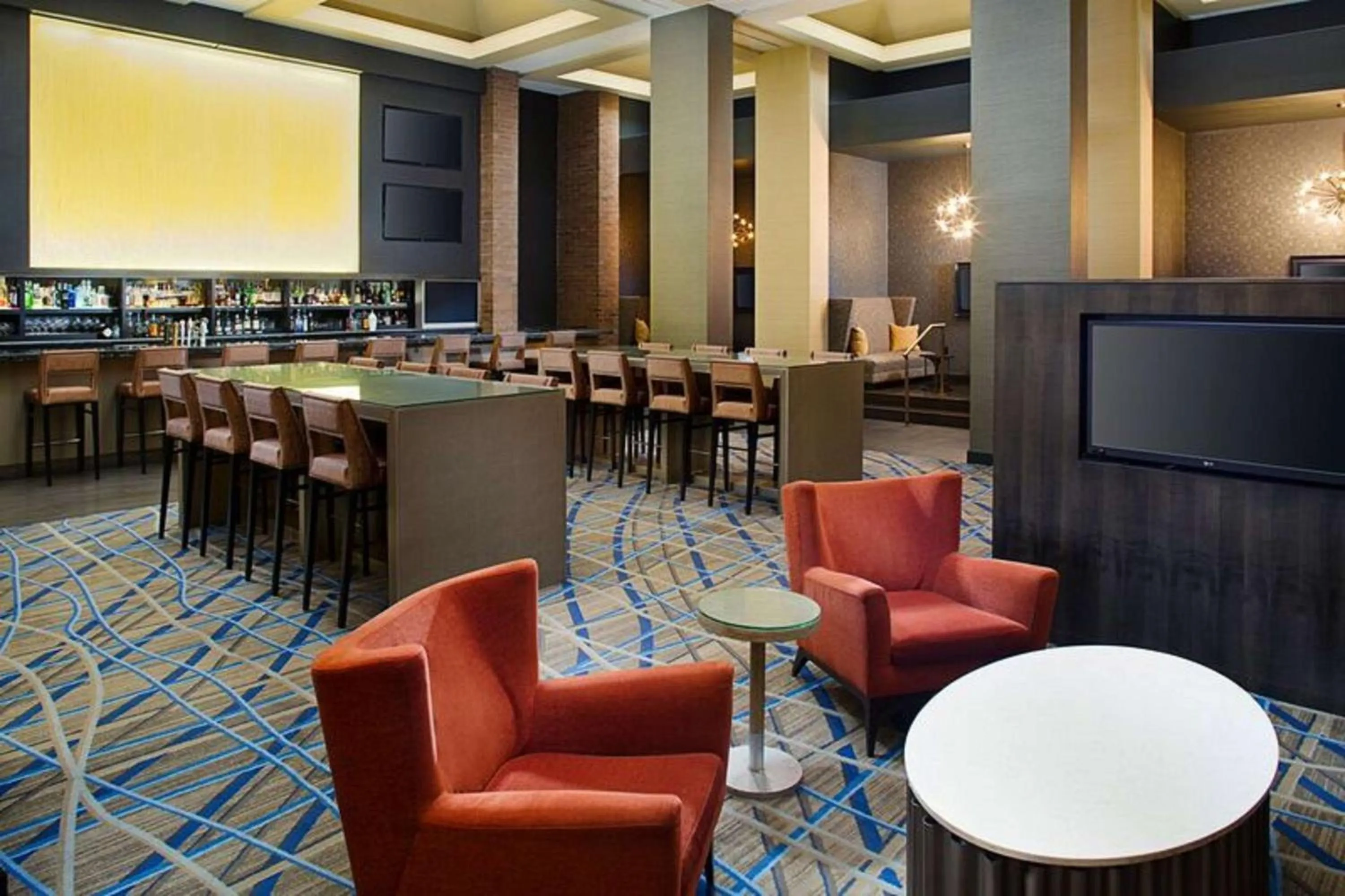 Lobby or reception in Hilton Parsippany
