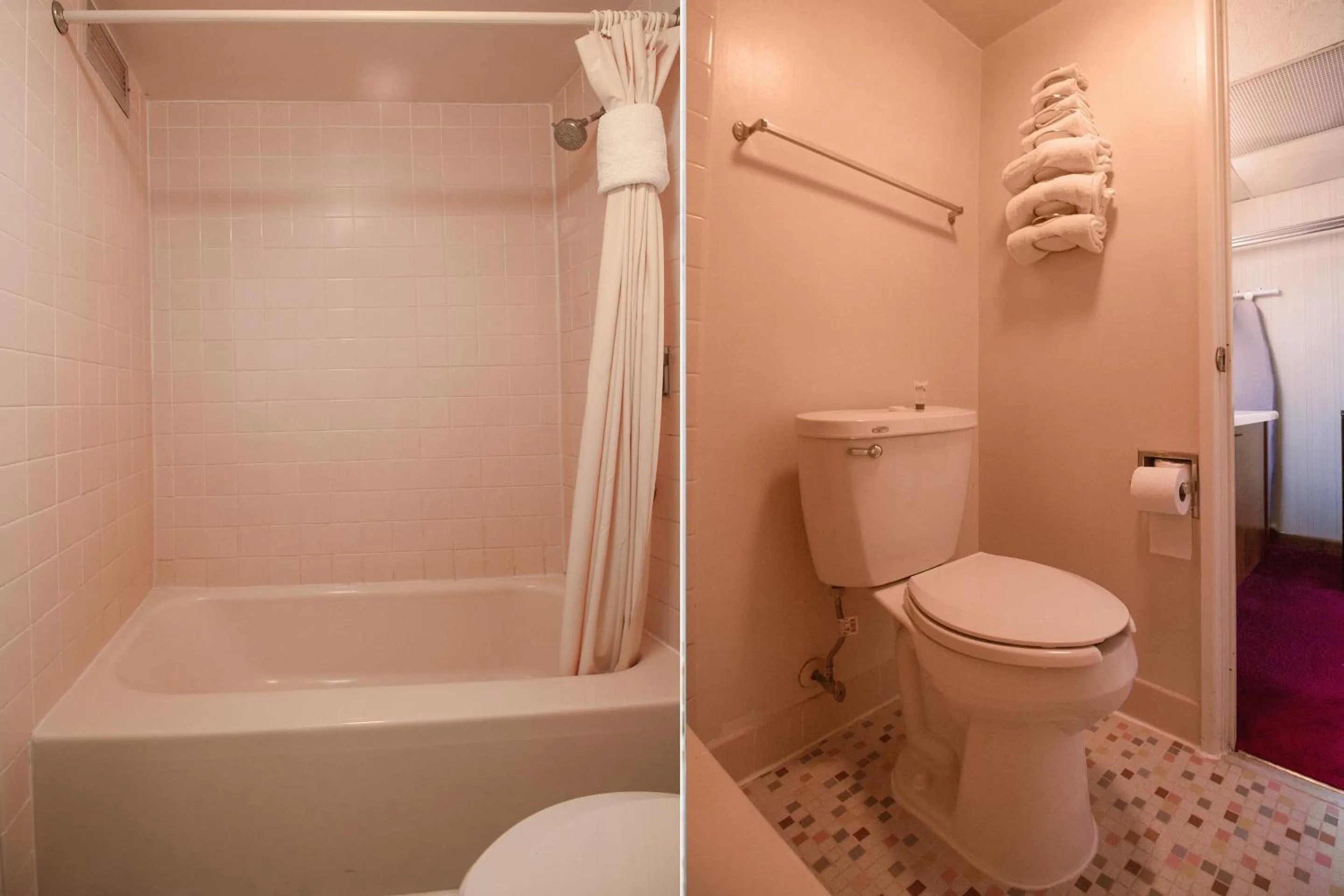 Bathroom in HomeTown Inn By OYO - Liberal, KS