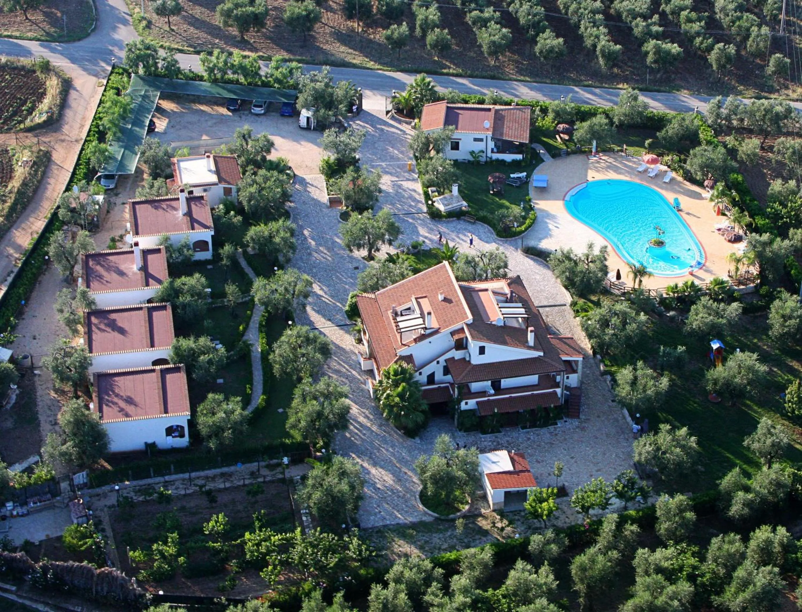 Bird's eye view in Residence Villantica