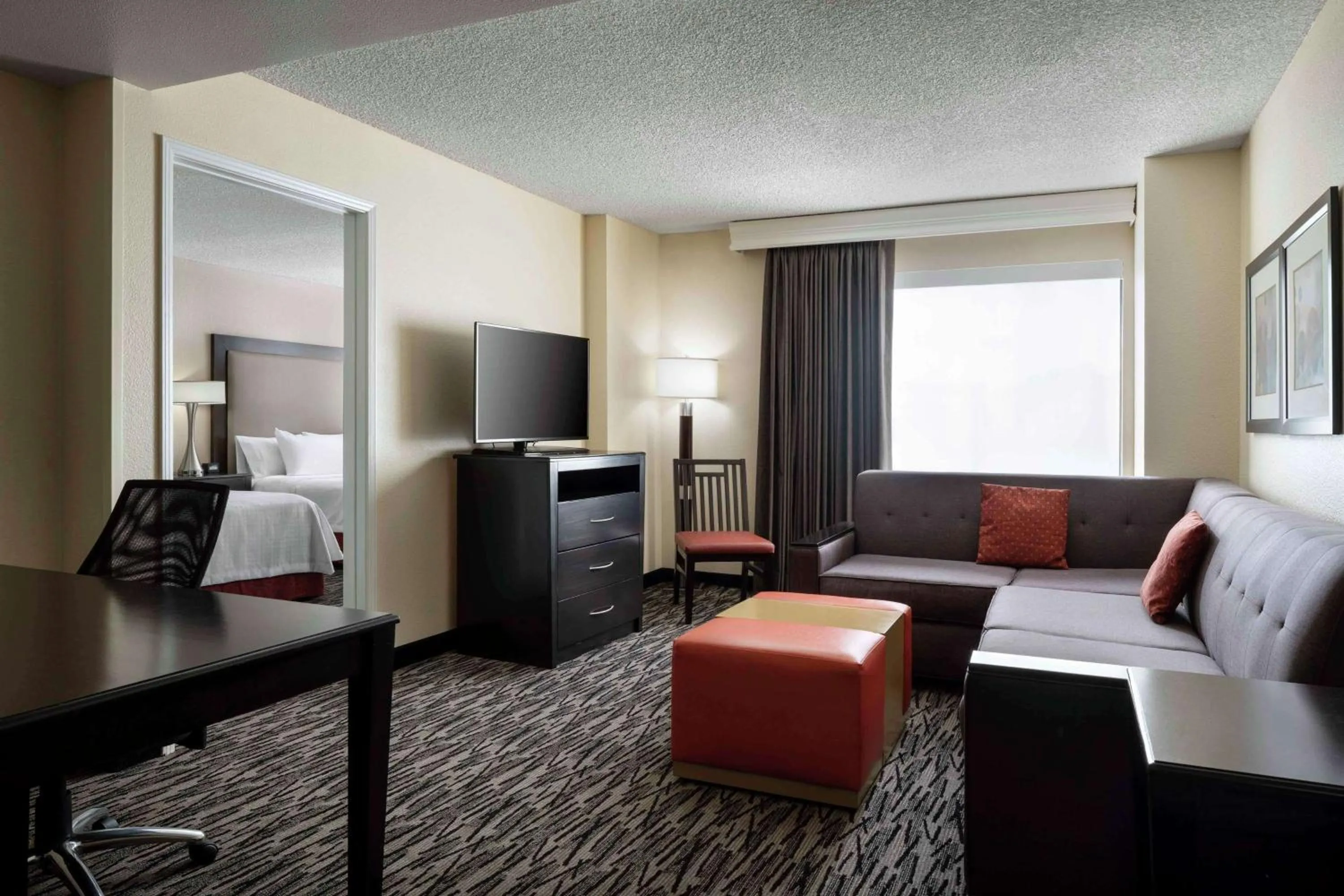 TV and multimedia, Bed in Homewood Suites by Hilton-Anaheim