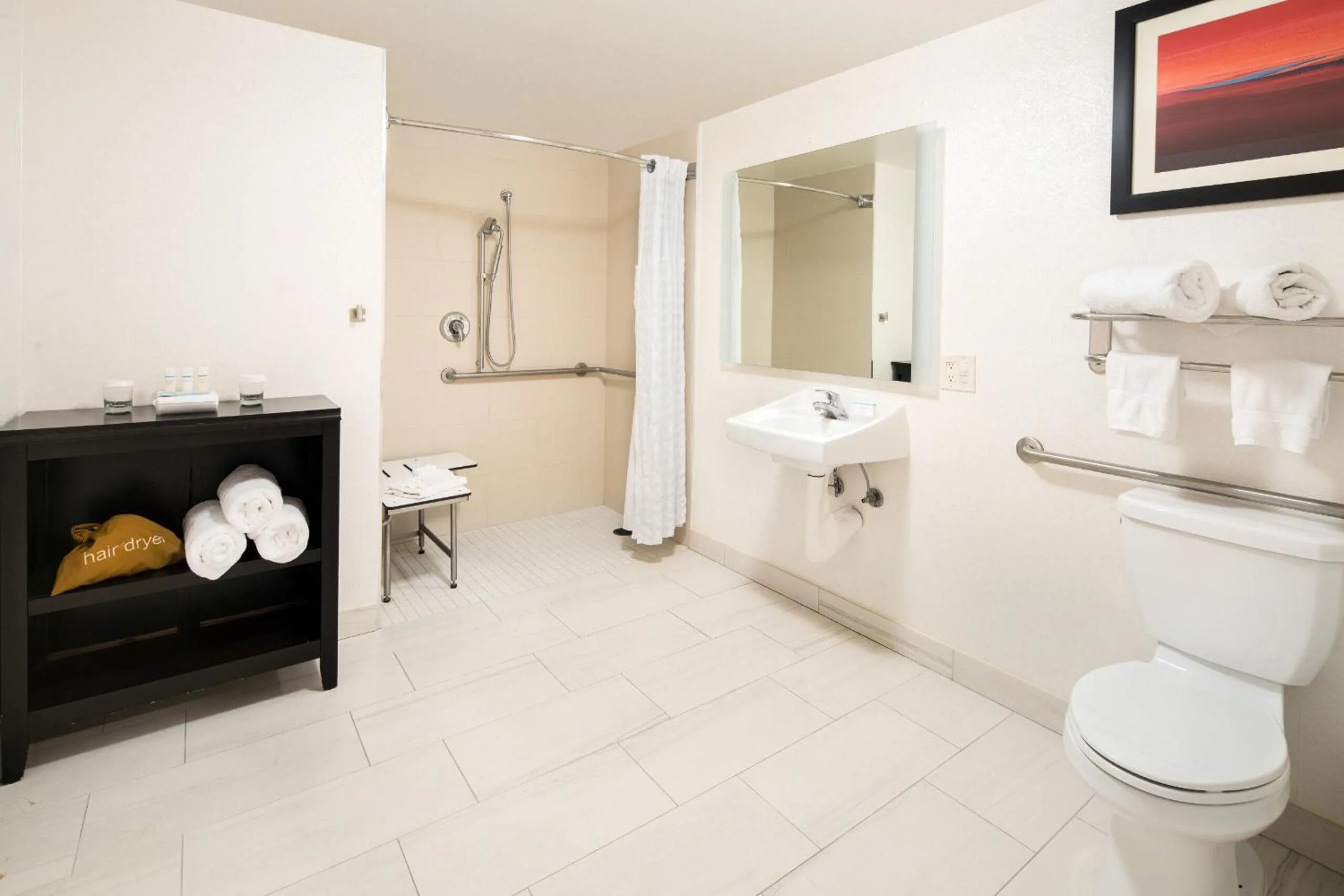 Shower in Homewood Suites by Hilton-Anaheim