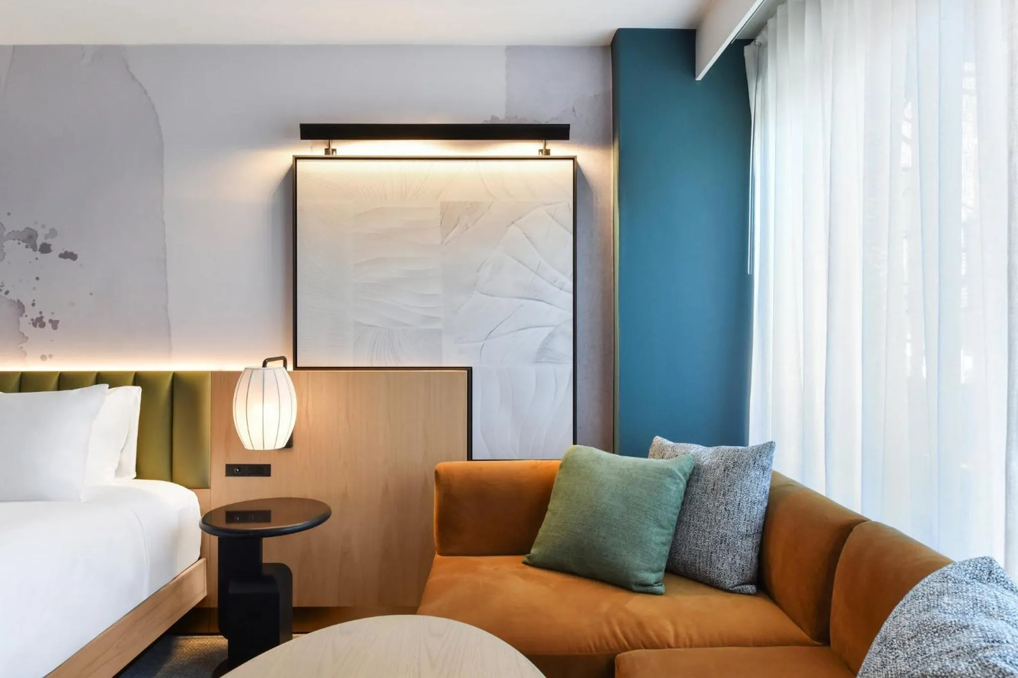 Photo of the whole room, Bed in Kimpton Theta New York - Times Square by IHG