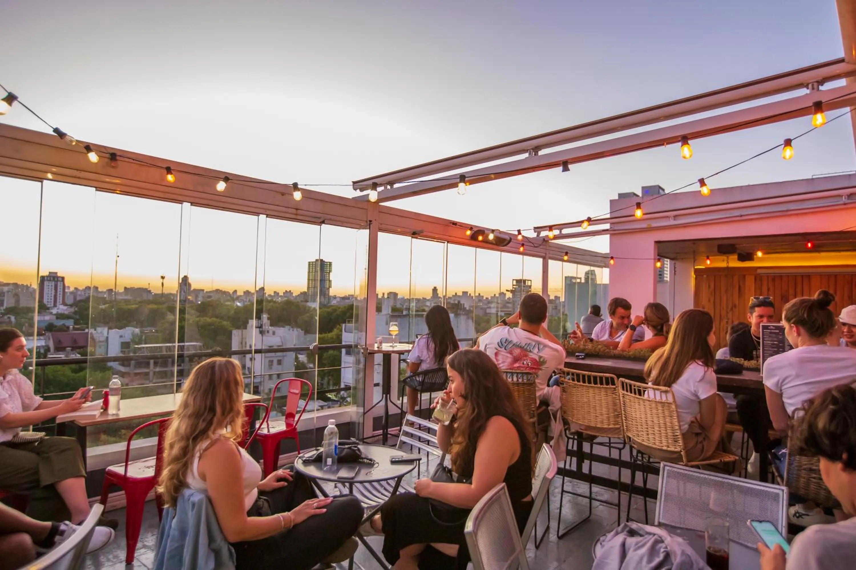 View (from property/room) in Socialtel Palermo