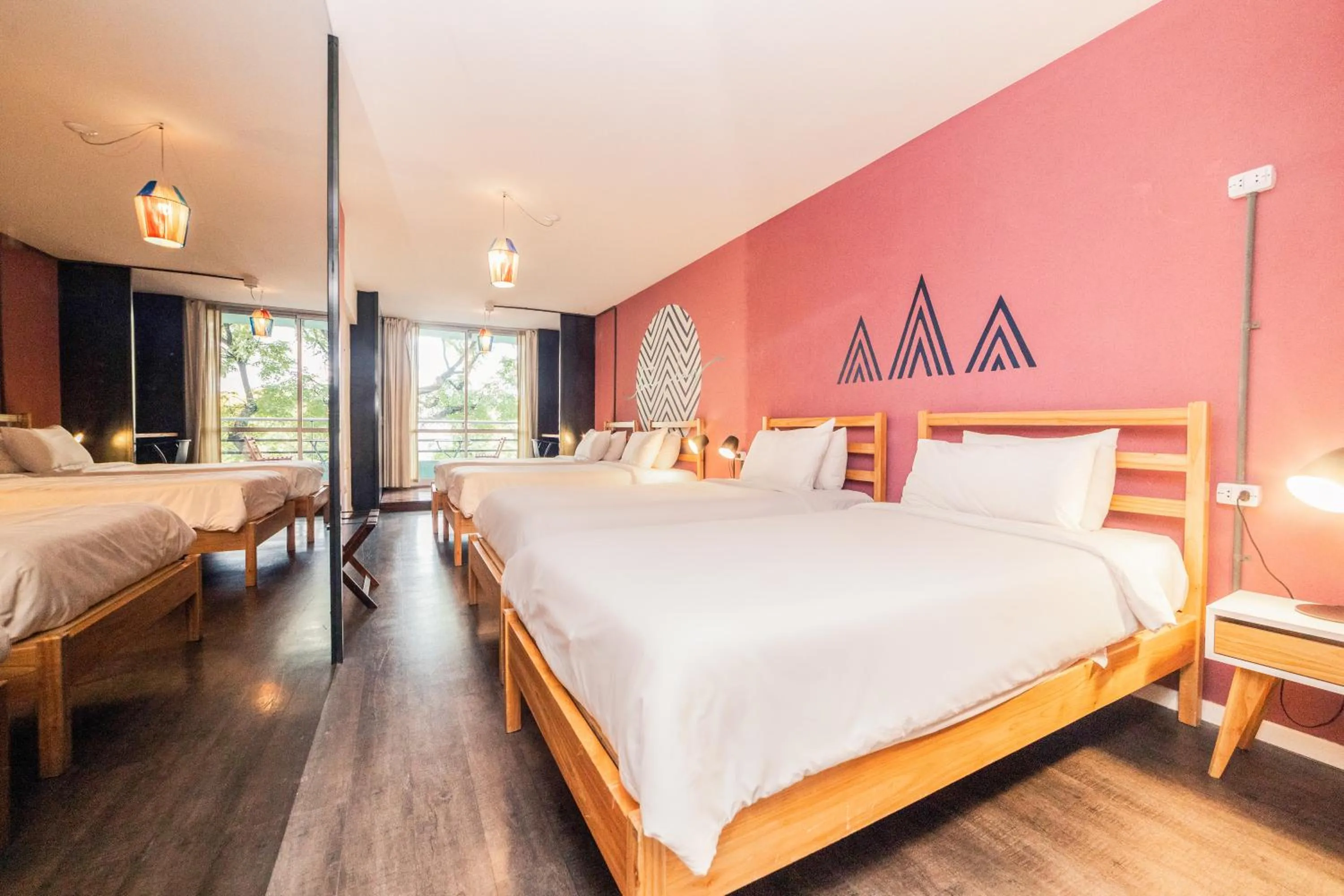 Bed in Socialtel Palermo