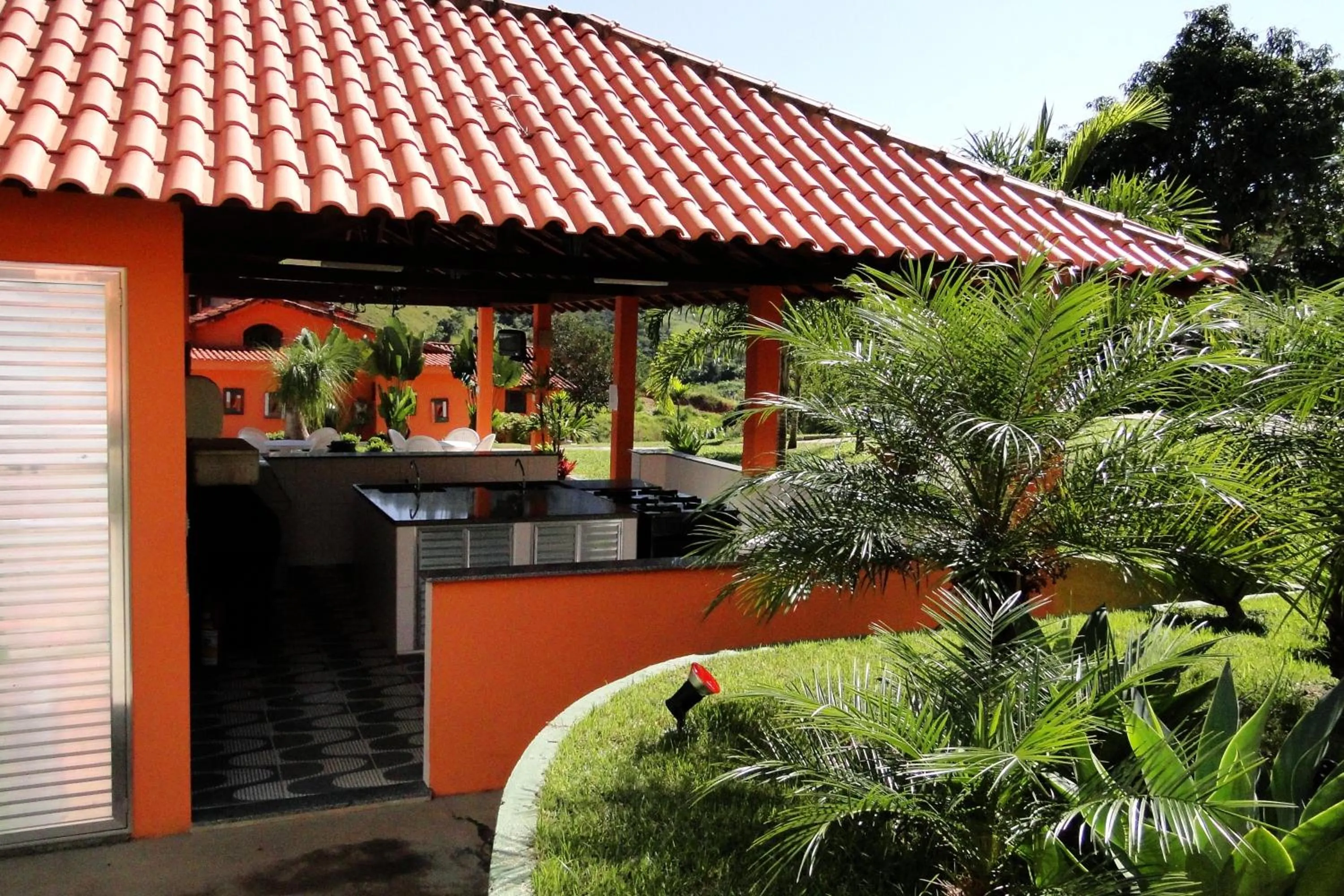 BBQ facilities in Hotel dos Bretões