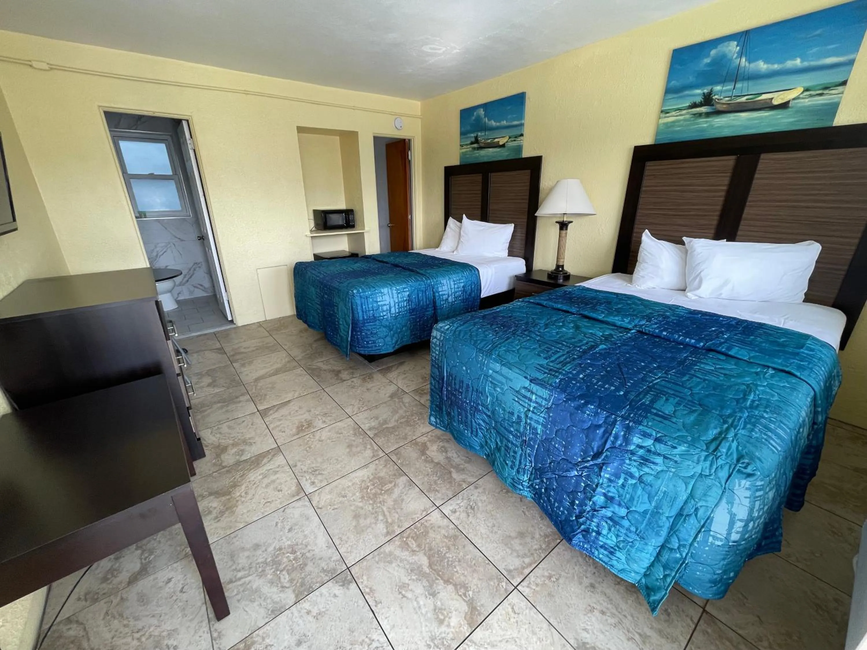 Bed in Sandy Shores Resort