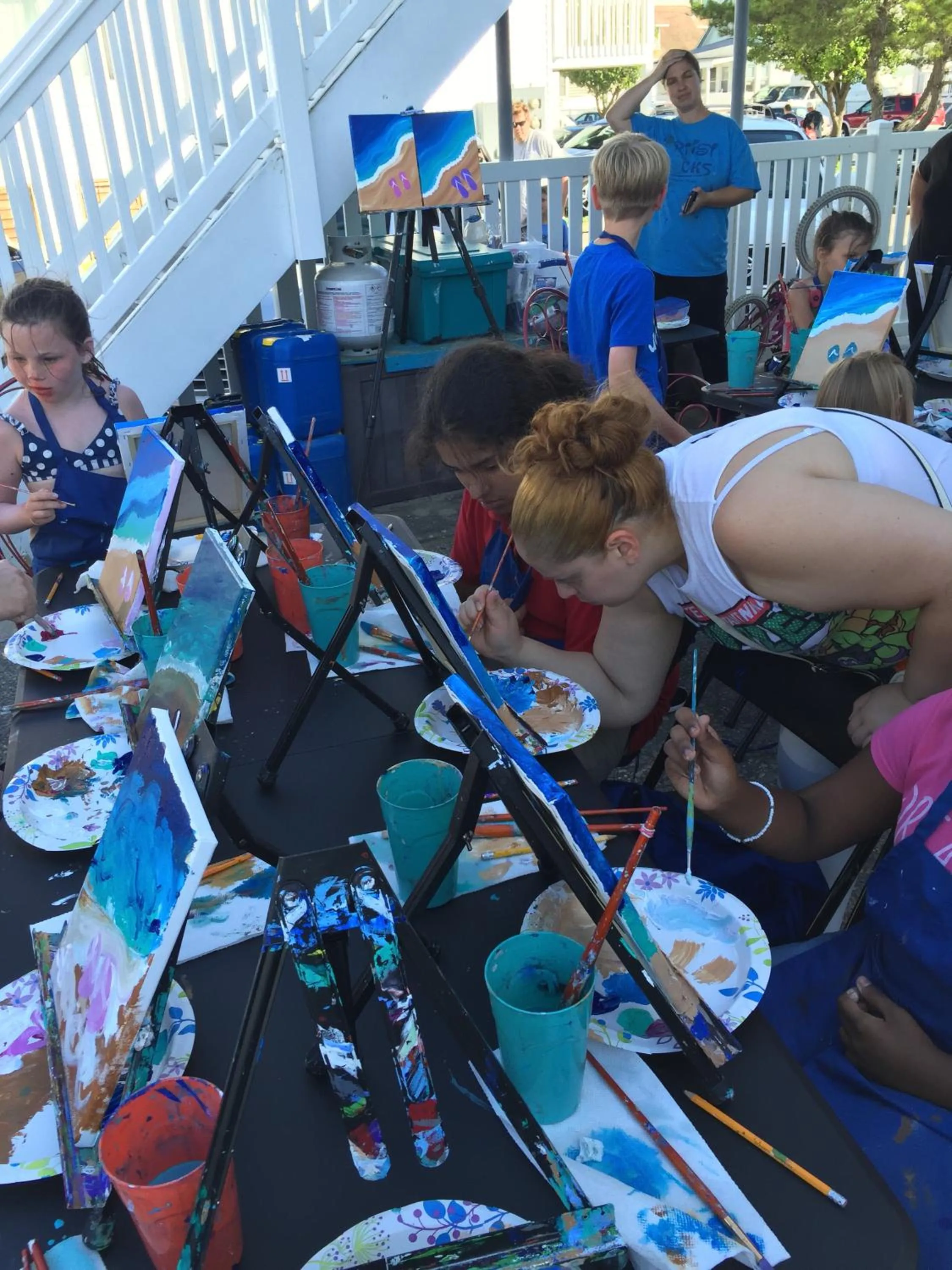 group of guests in Sandy Shores Resort