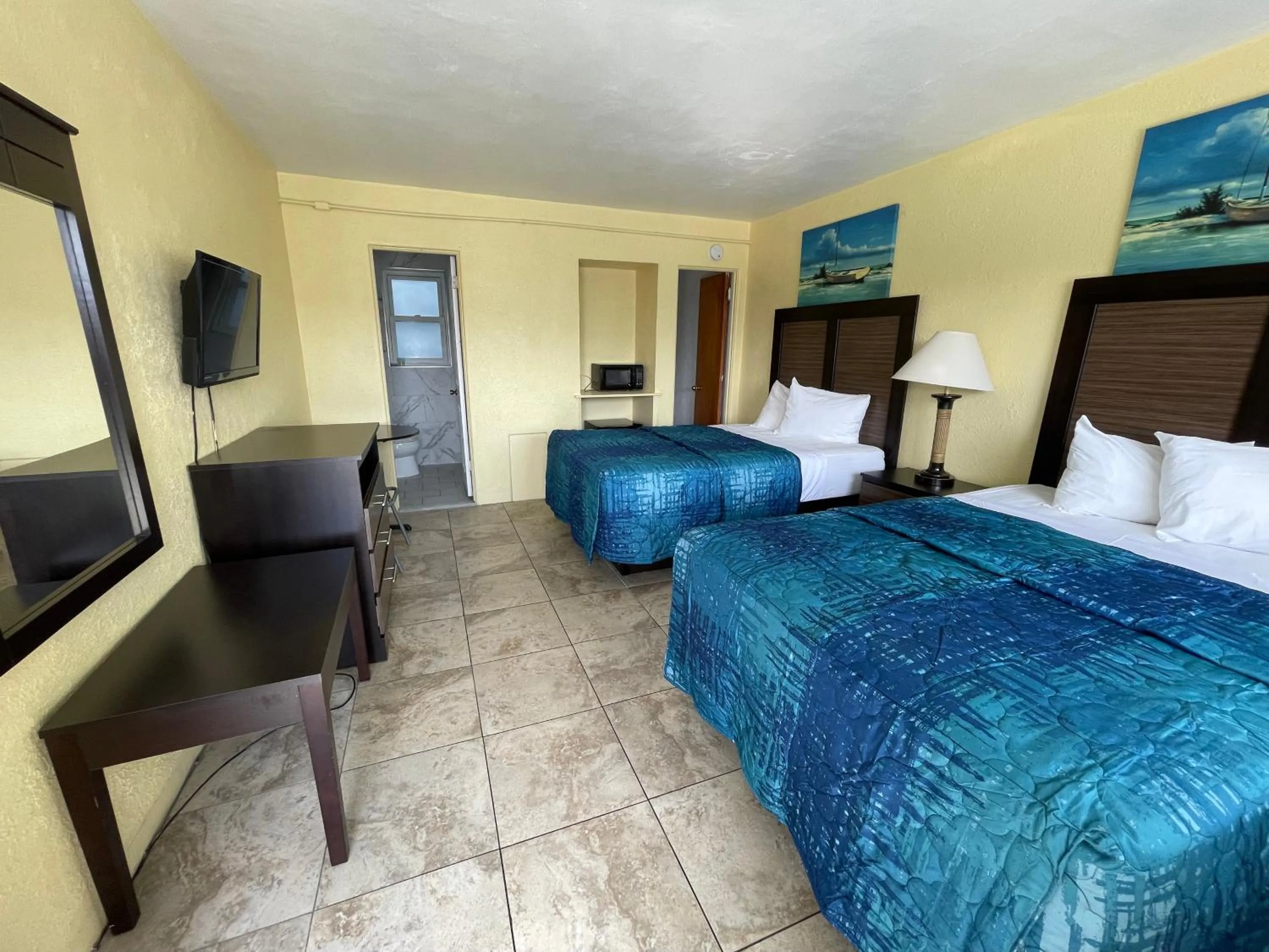 Bed in Sandy Shores Resort