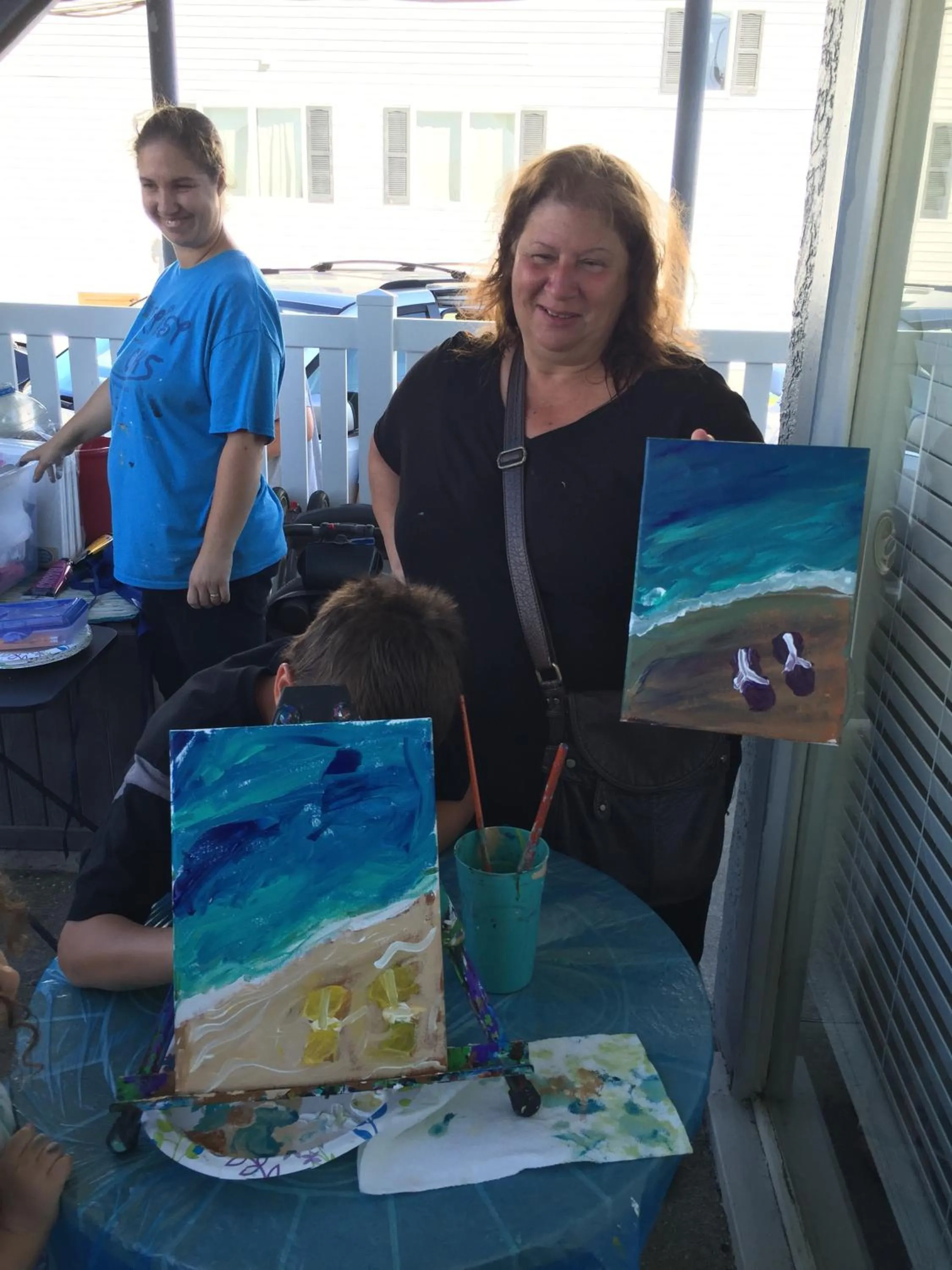 group of guests in Sandy Shores Resort