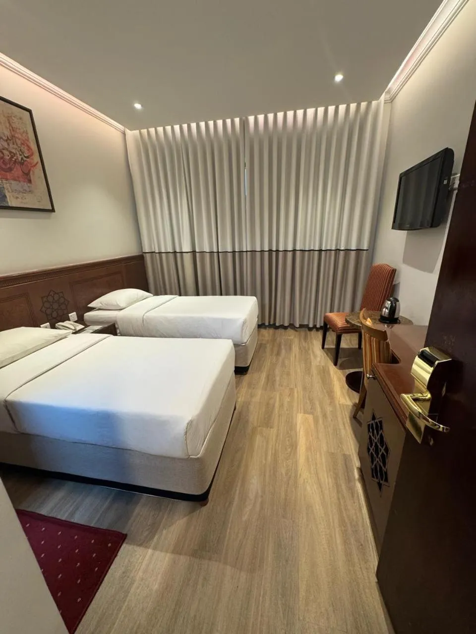 Bed in Rotana Al Mesk Hotel