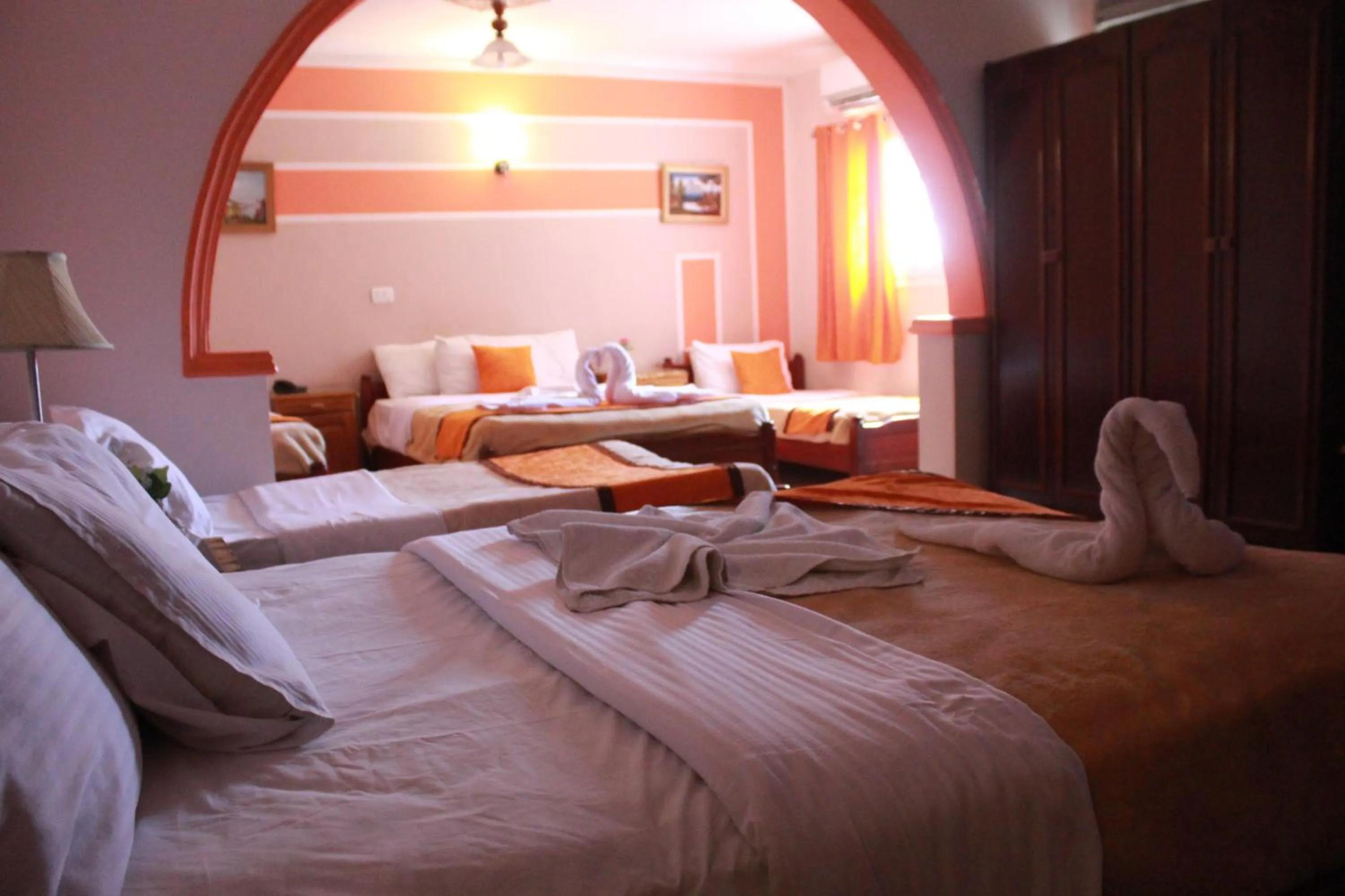 Bed in Osiris Hotel Cairo