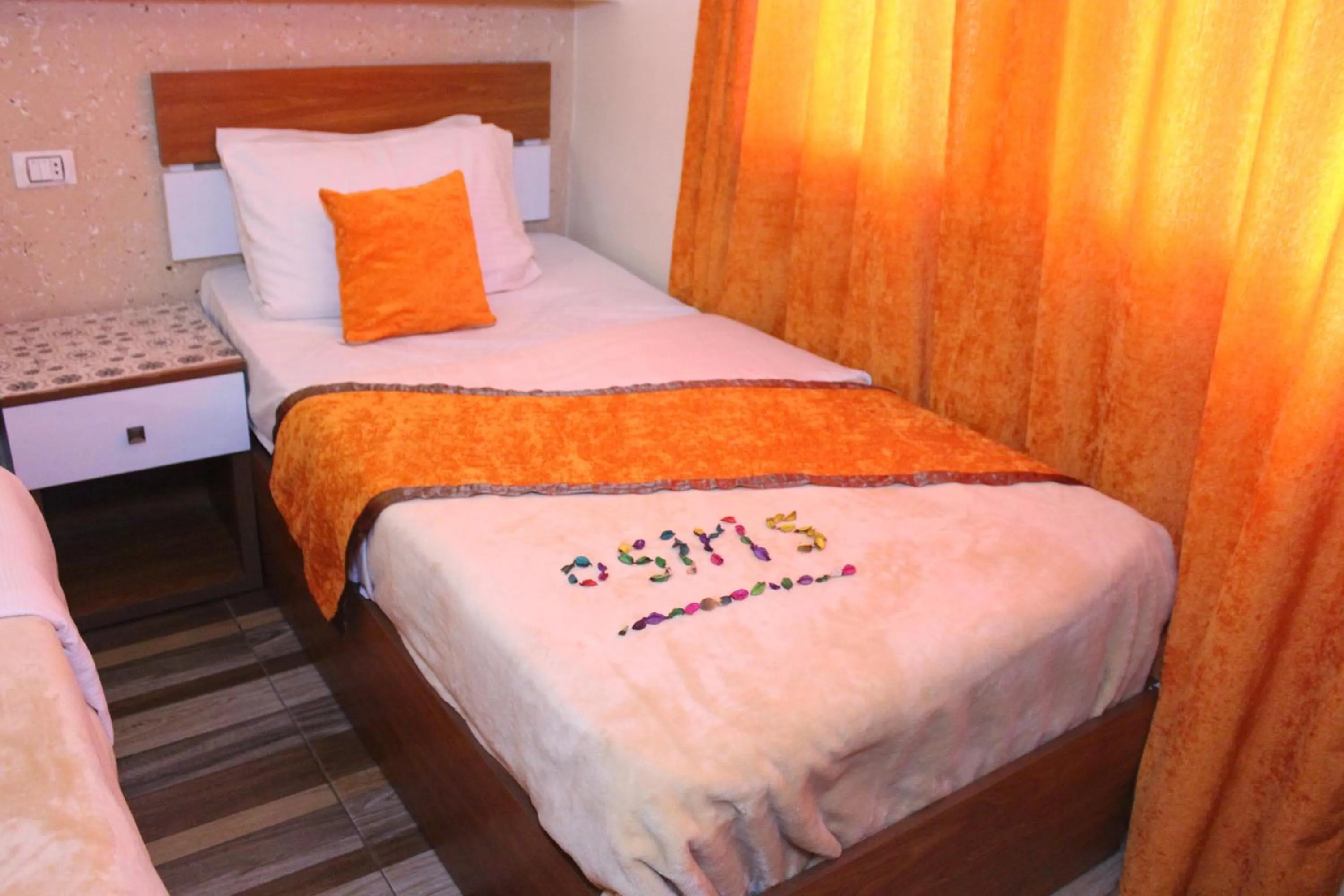 Bed in Osiris Hotel Cairo