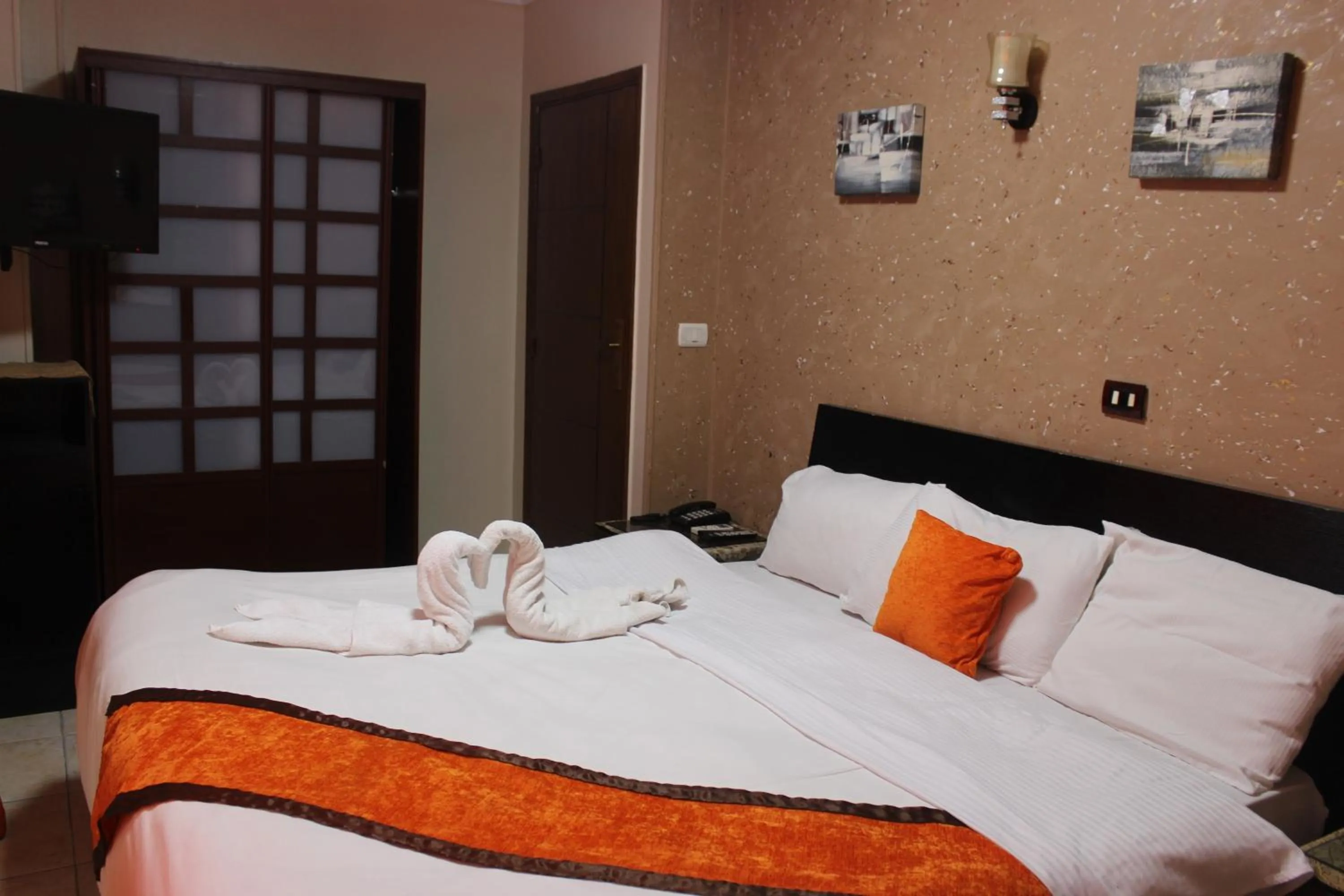 Bed in Osiris Hotel Cairo