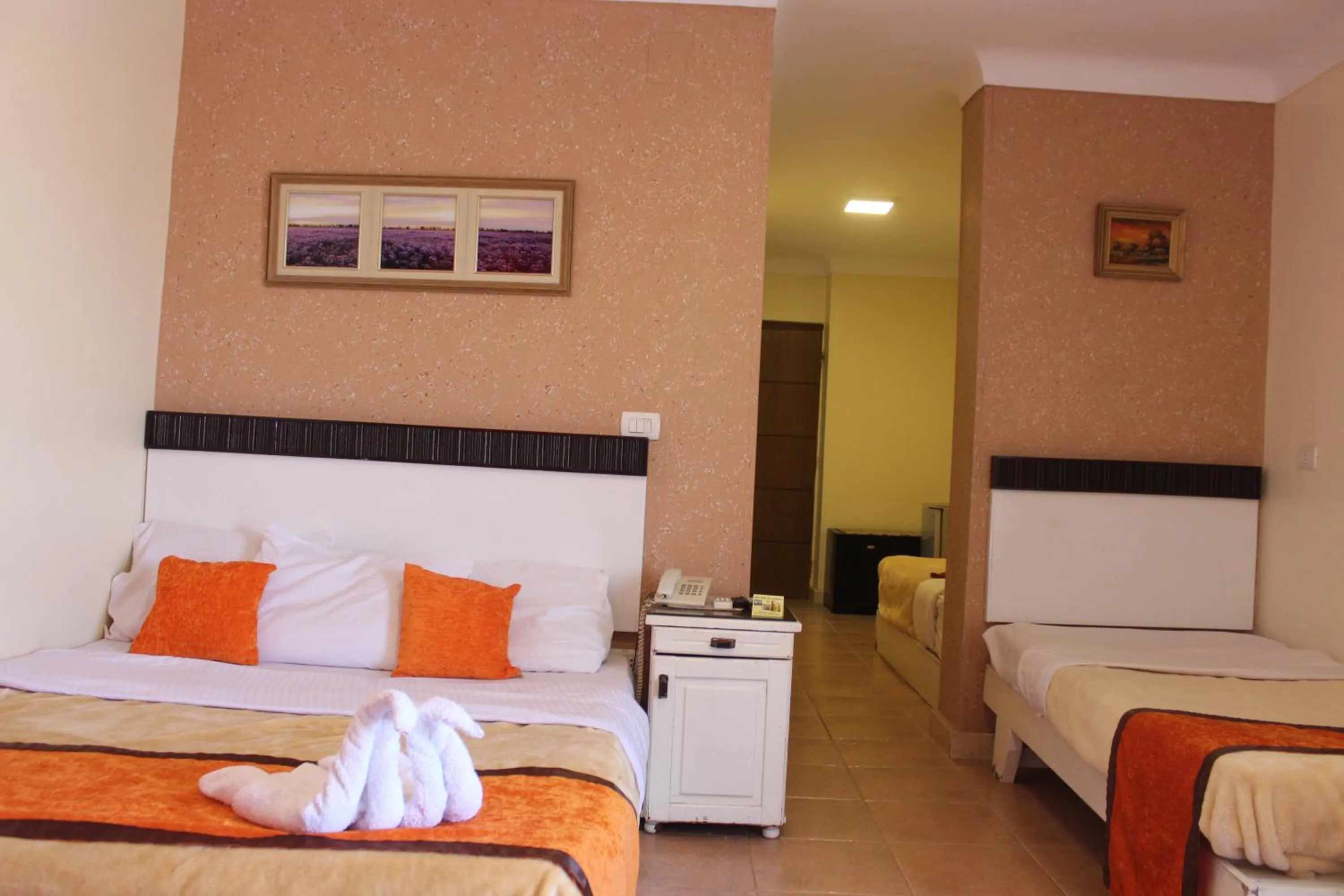 Bed in Osiris Hotel Cairo