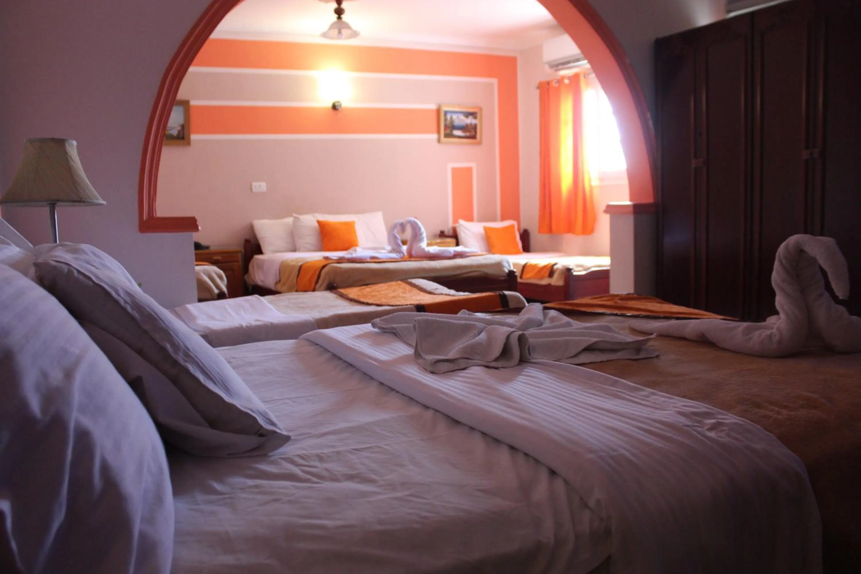 Bed in Osiris Hotel Cairo