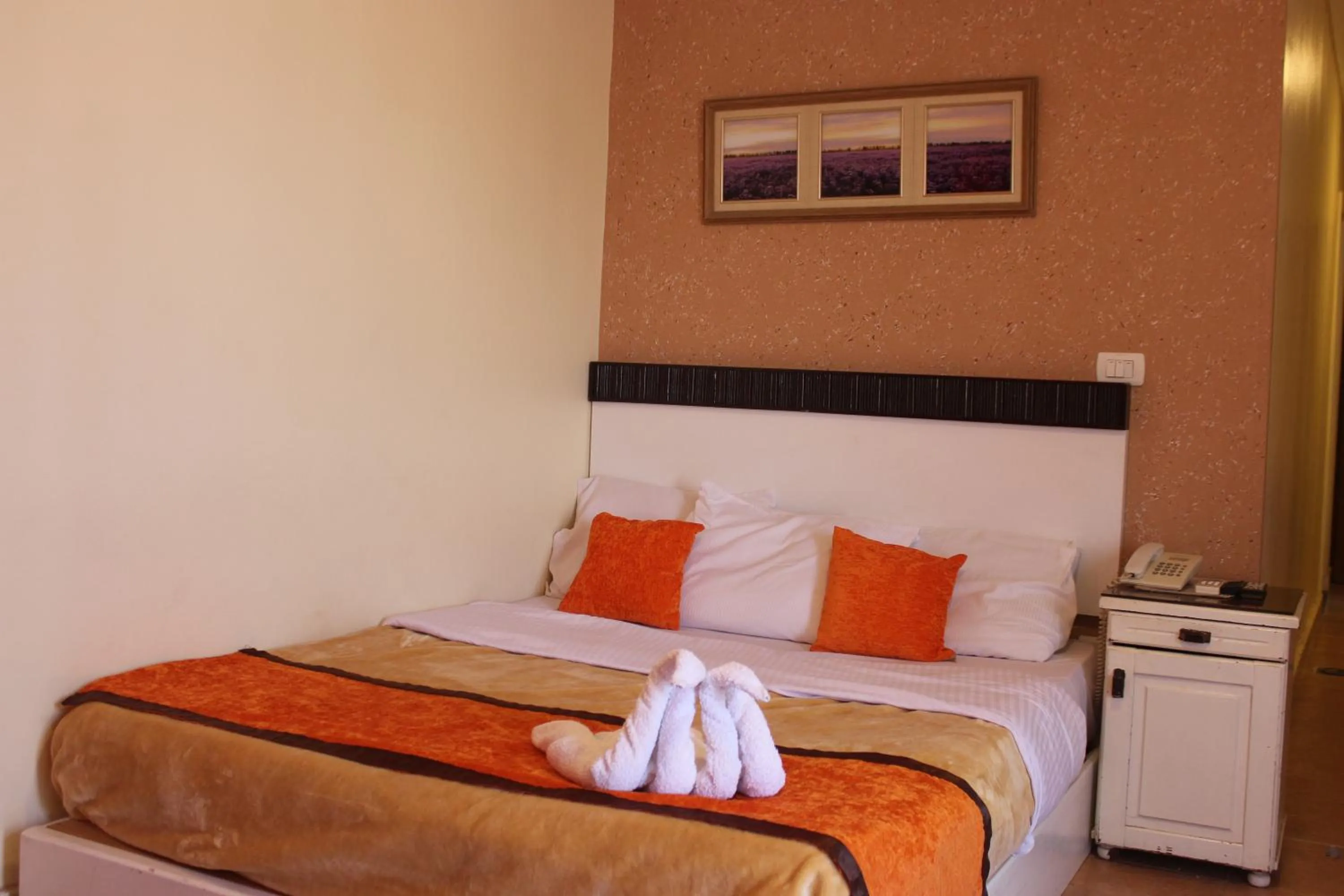 Bed in Osiris Hotel Cairo