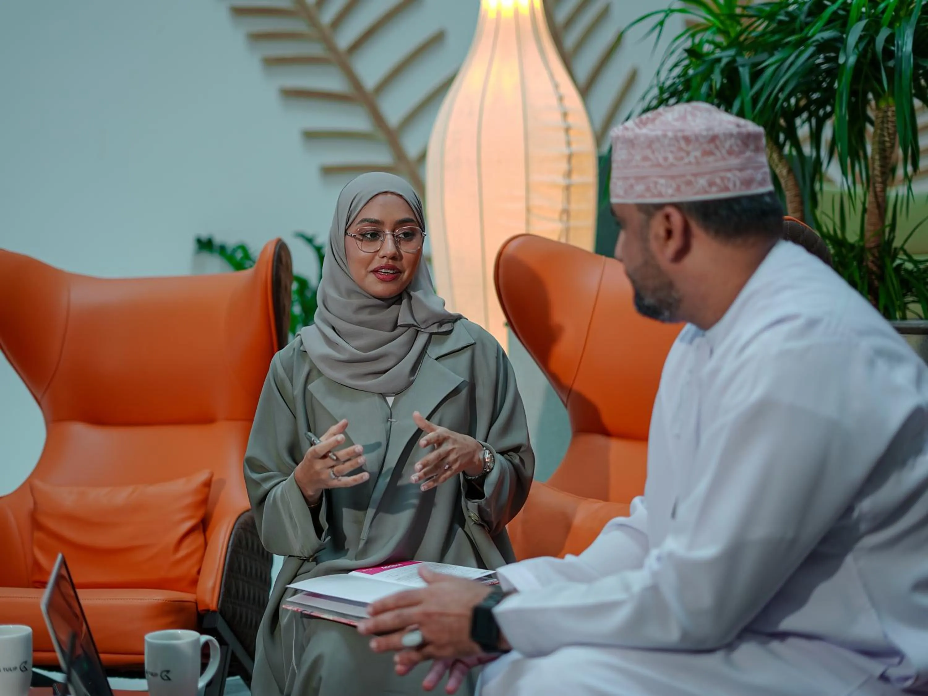 Lobby or reception in Golden Tulip Muscat