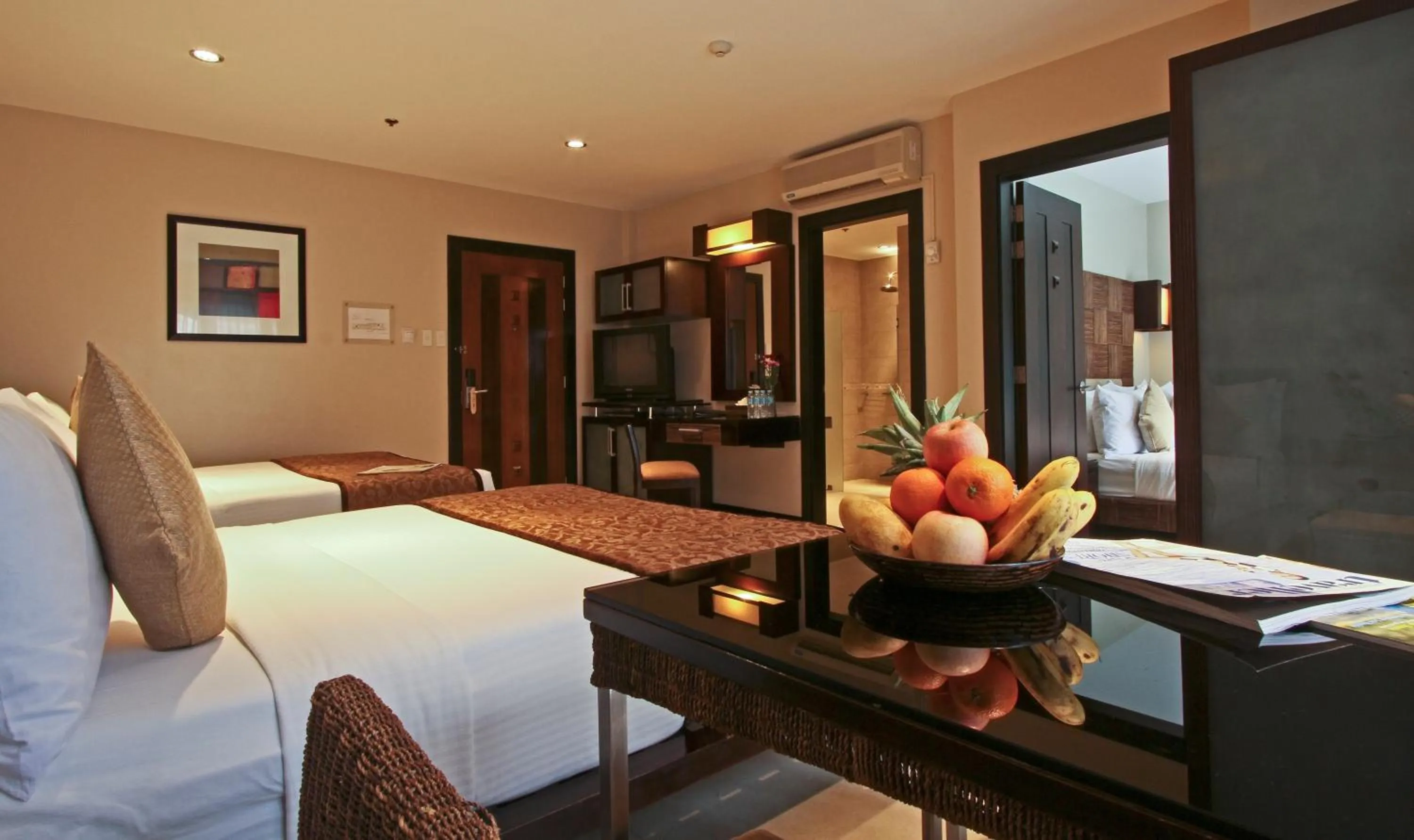 Bed in Two Seasons Boracay Resort