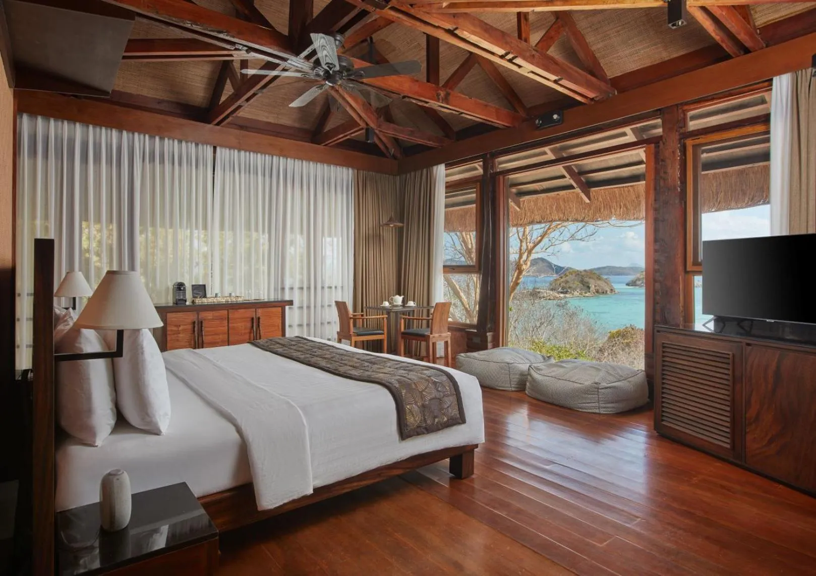 Bed in Two Seasons Coron Island Resort