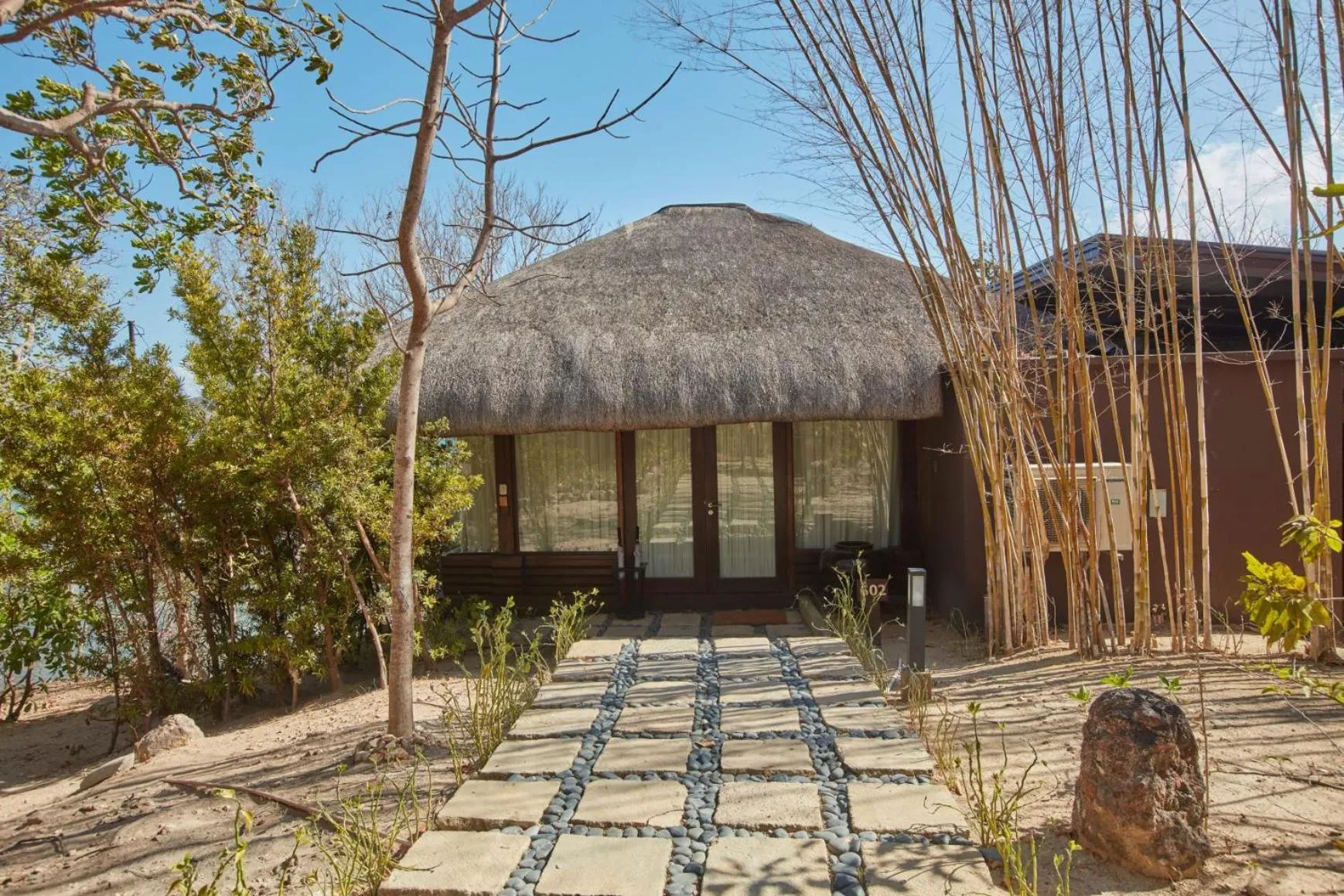 Facade/entrance in Two Seasons Coron Island Resort