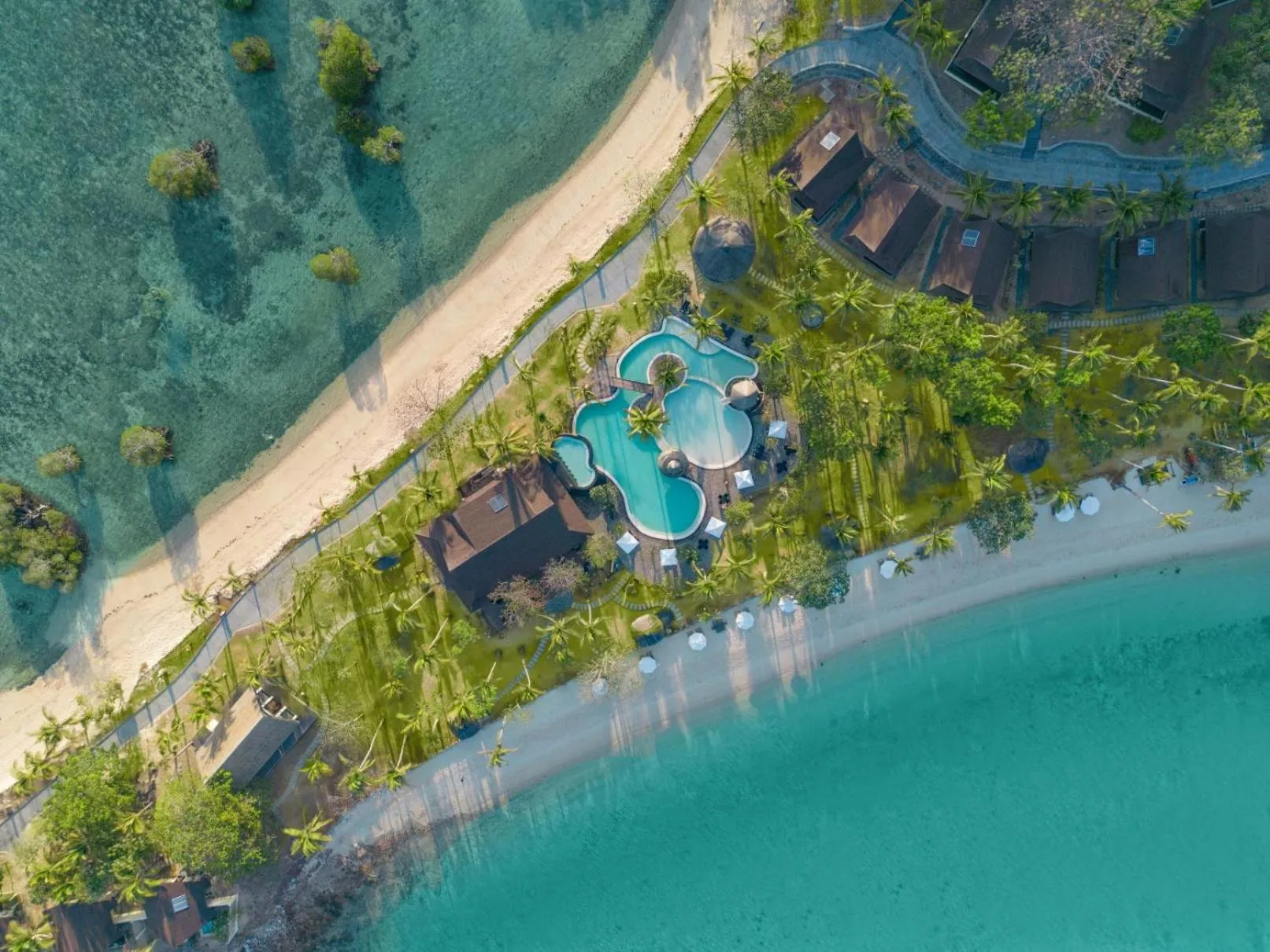 Bird's eye view in Two Seasons Coron Island Resort