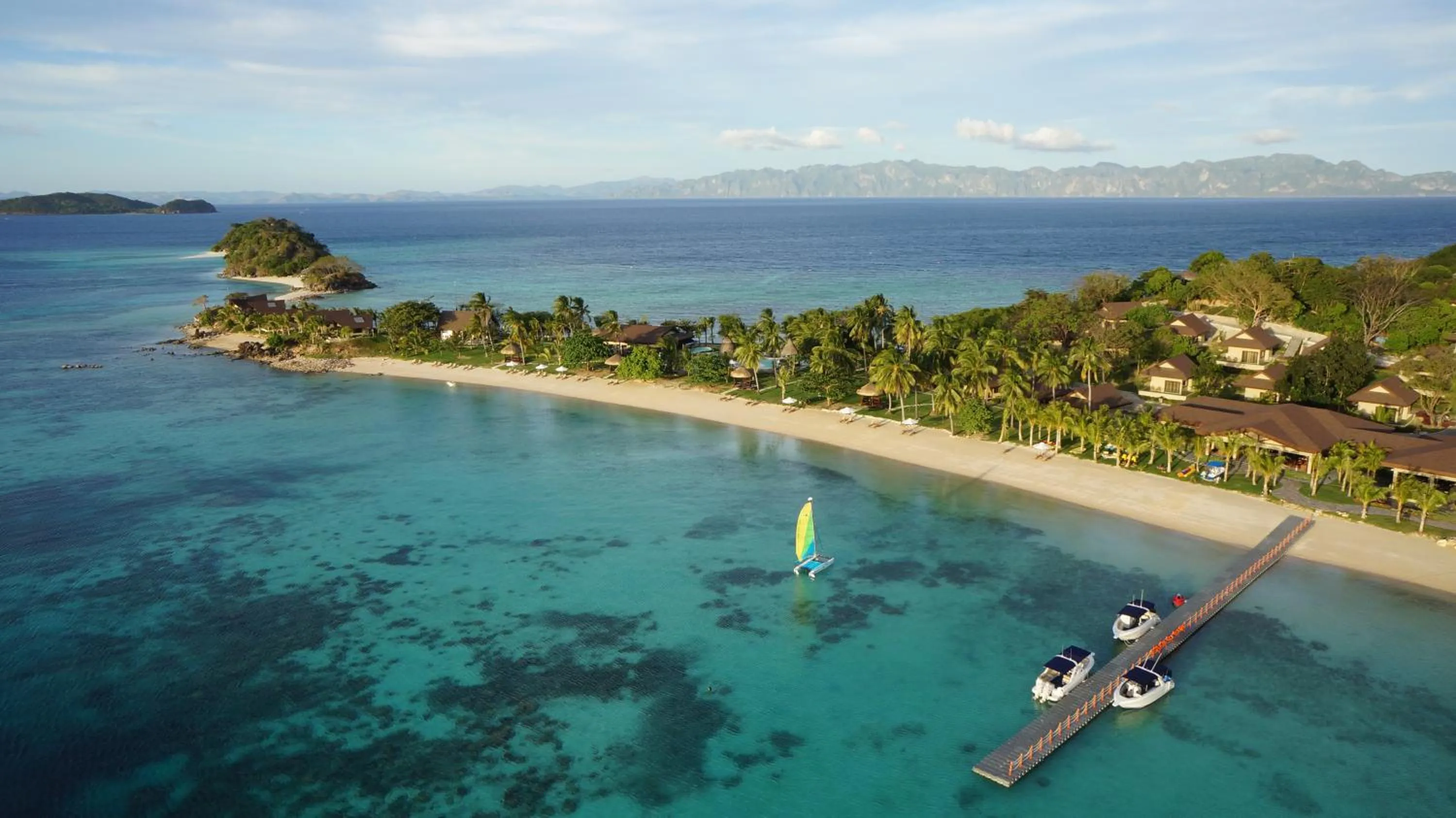 Bird's eye view in Two Seasons Coron Island Resort