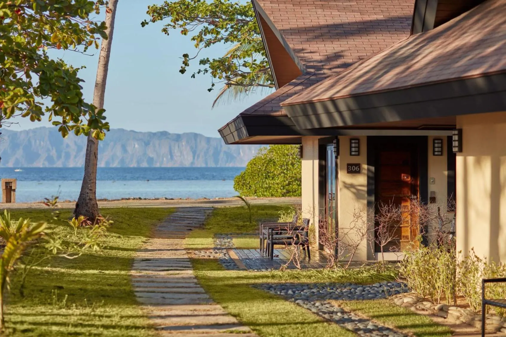 Facade/entrance in Two Seasons Coron Island Resort