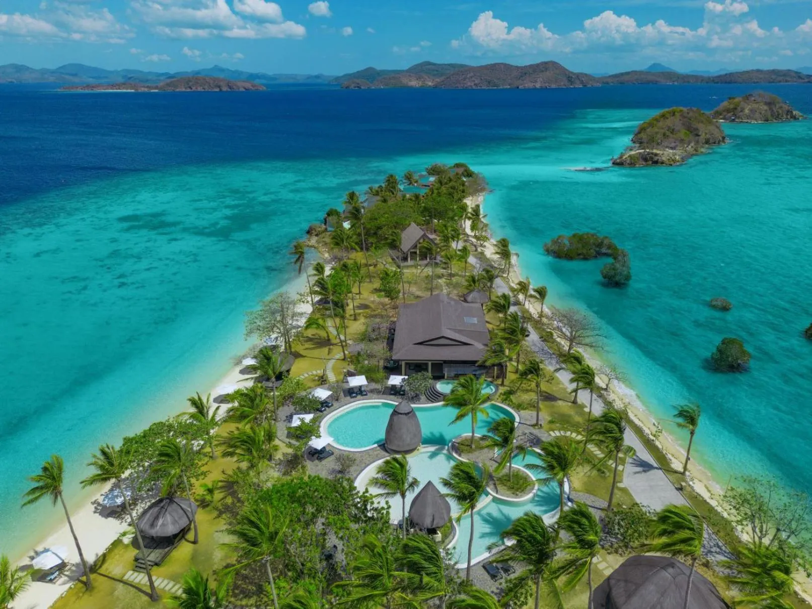 Bird's eye view in Two Seasons Coron Island Resort