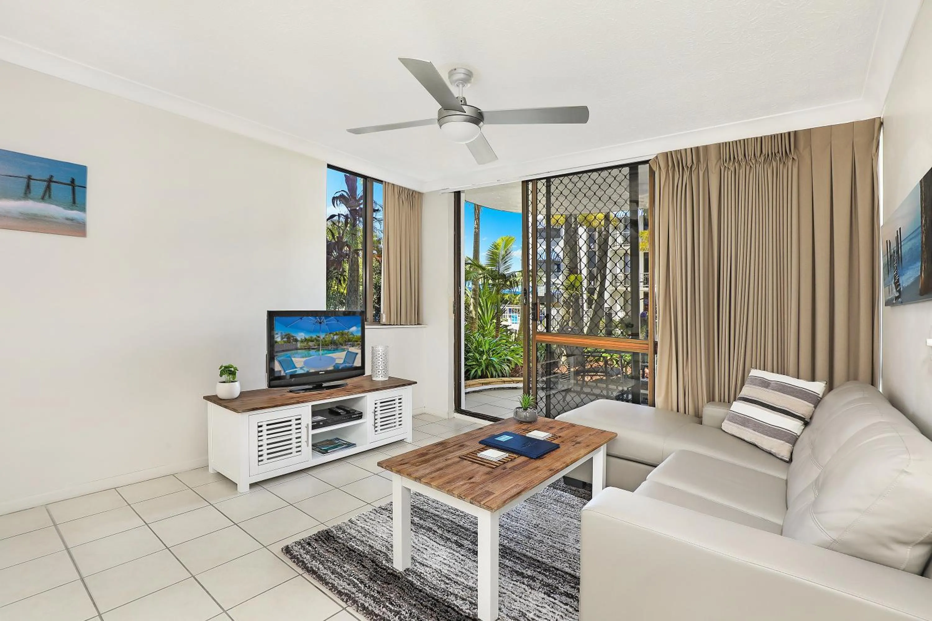 Living room in Headland Tropicana Resort