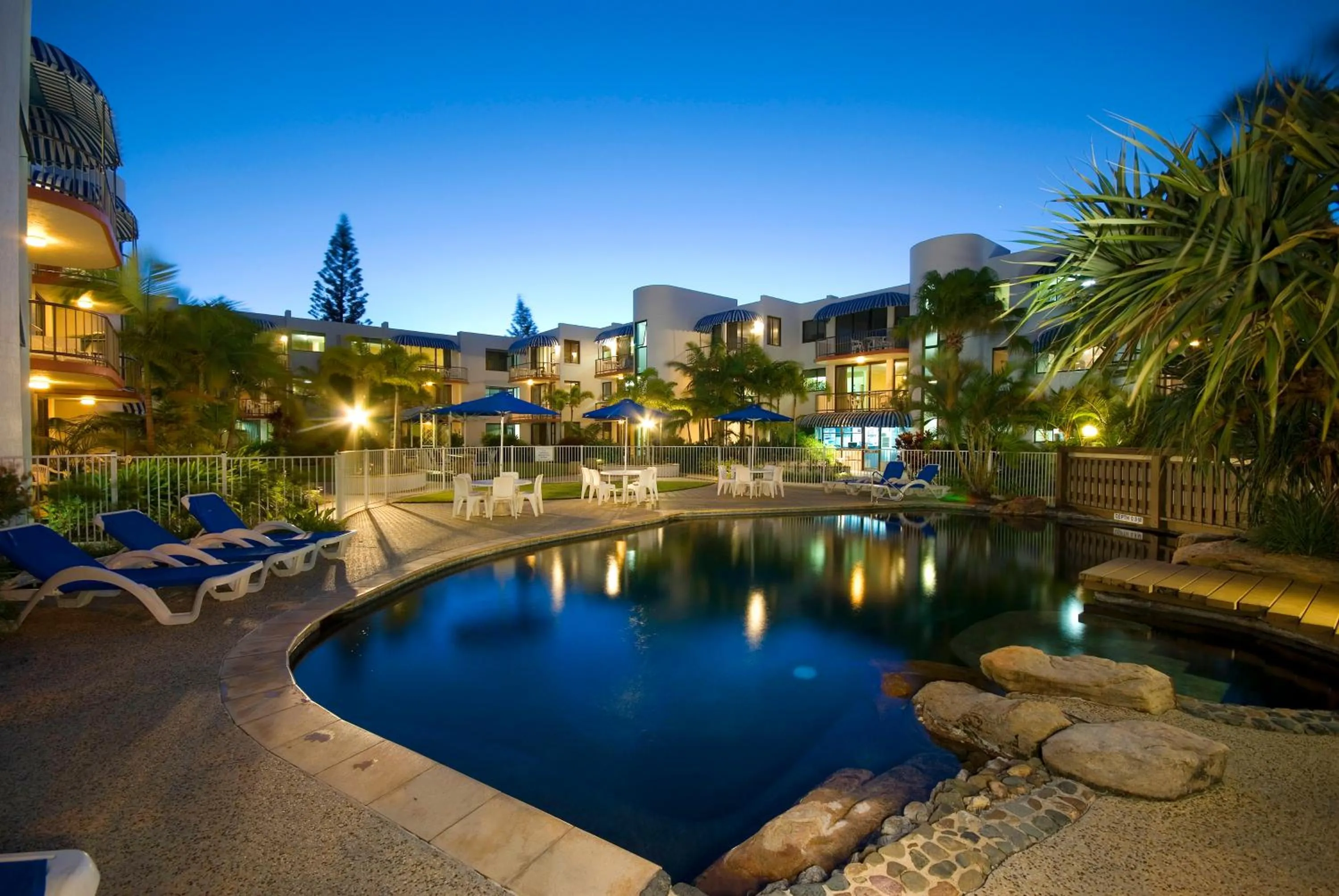 Swimming pool in Headland Tropicana Resort