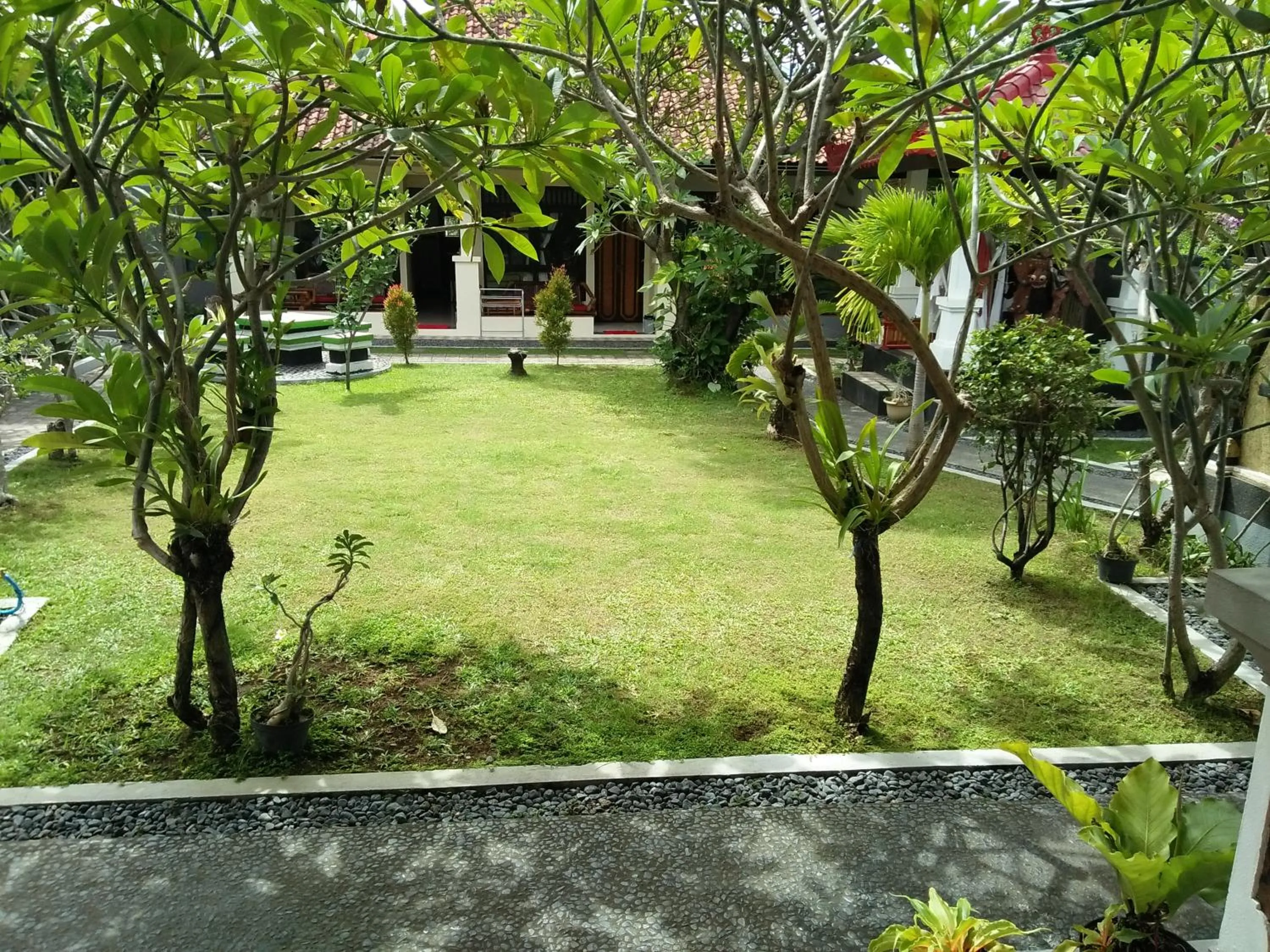 Garden view in Puri Mandhara Lovina