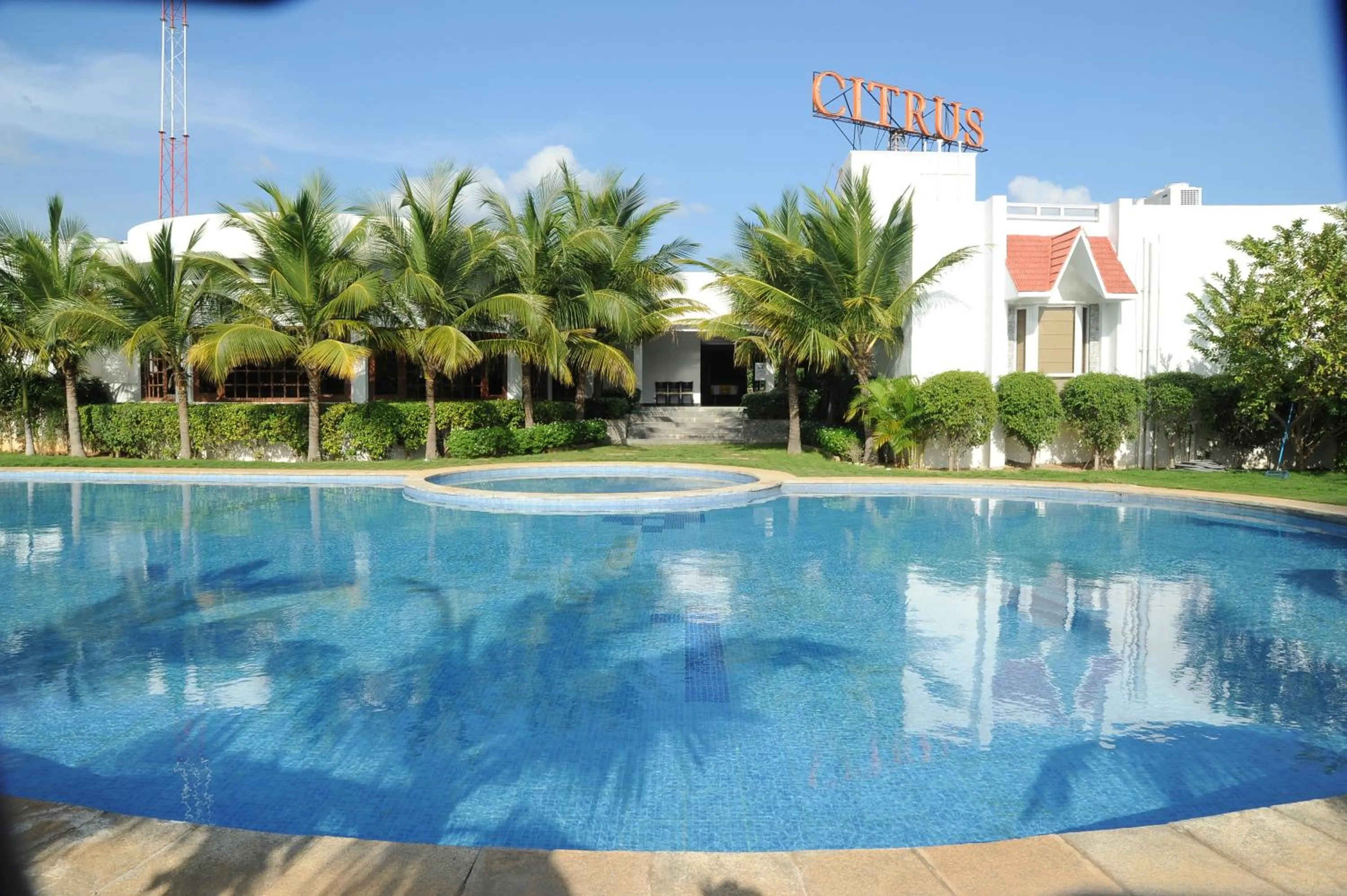 Swimming pool in Vedic Village Sriperumbudur formerly known as Citrus Hotel