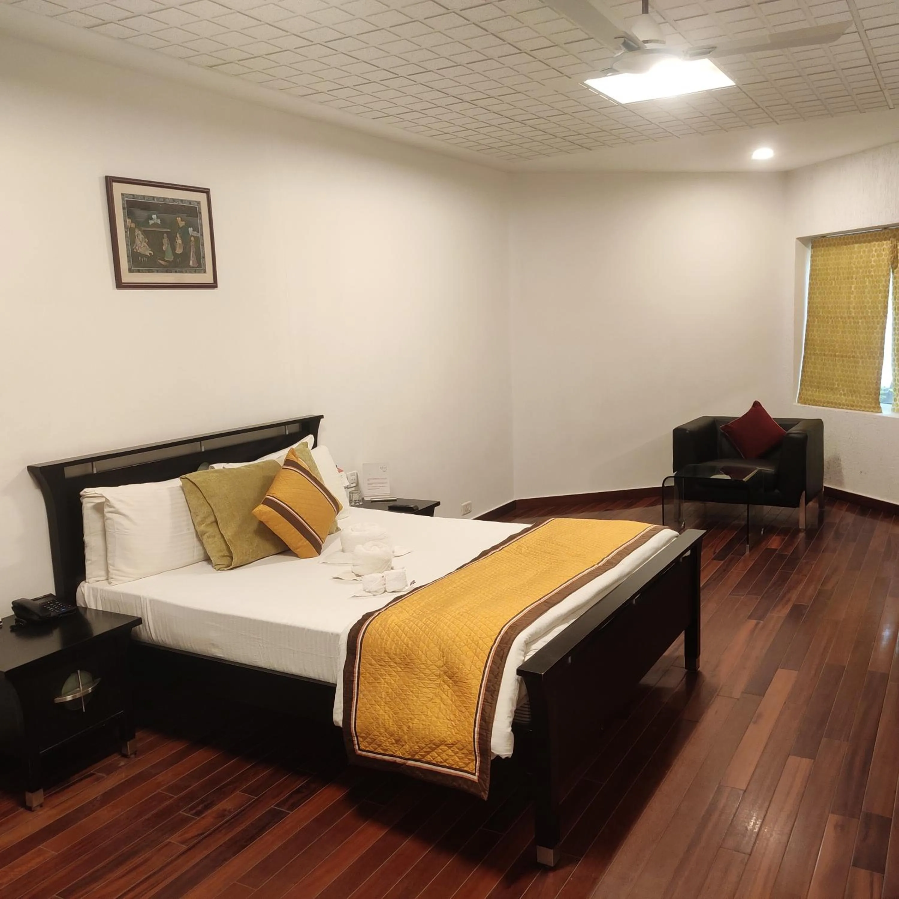 Bed in Vedic Village Sriperumbudur formerly known as Citrus Hotel
