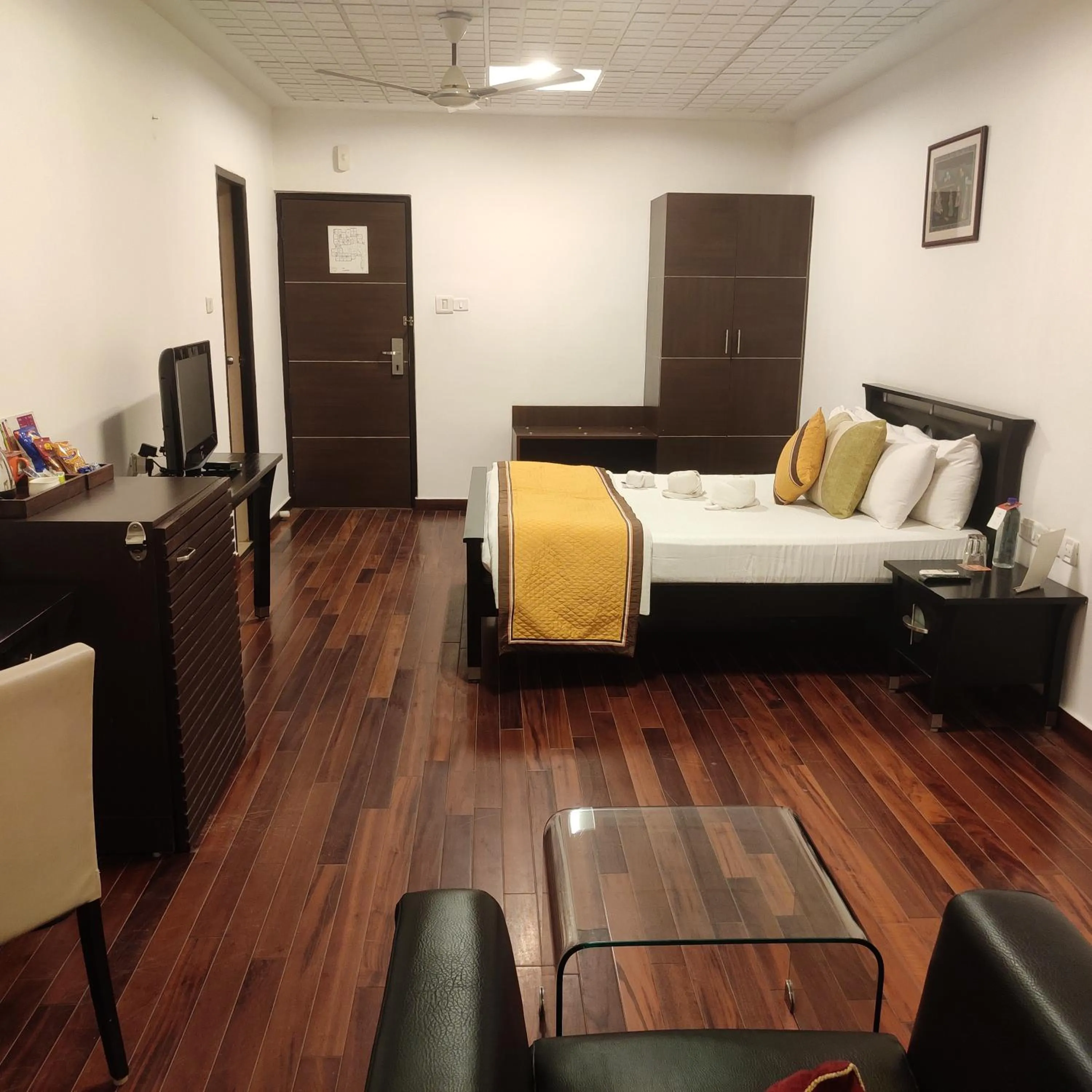 Bed in Vedic Village Sriperumbudur formerly known as Citrus Hotel