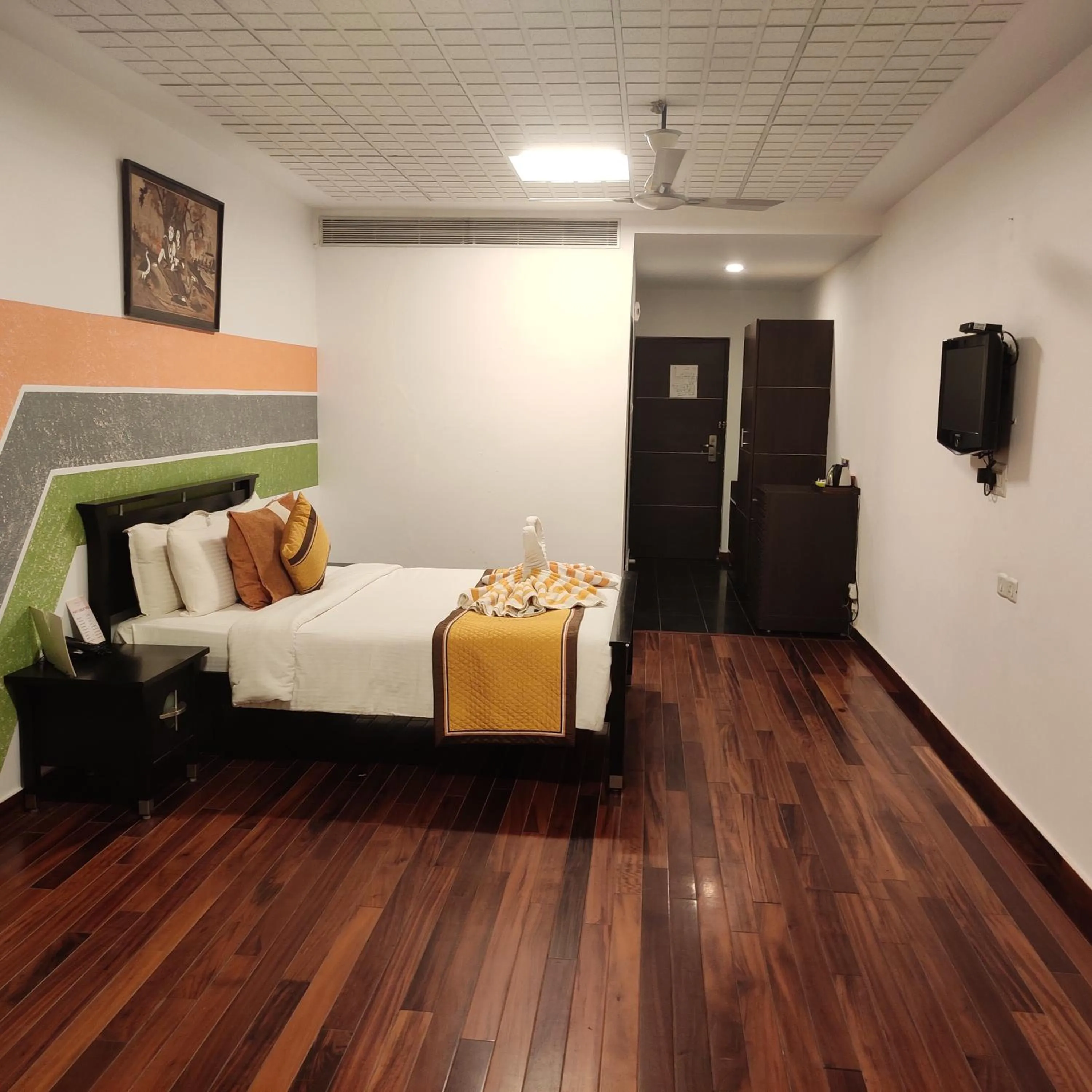Bed in Vedic Village Sriperumbudur formerly known as Citrus Hotel