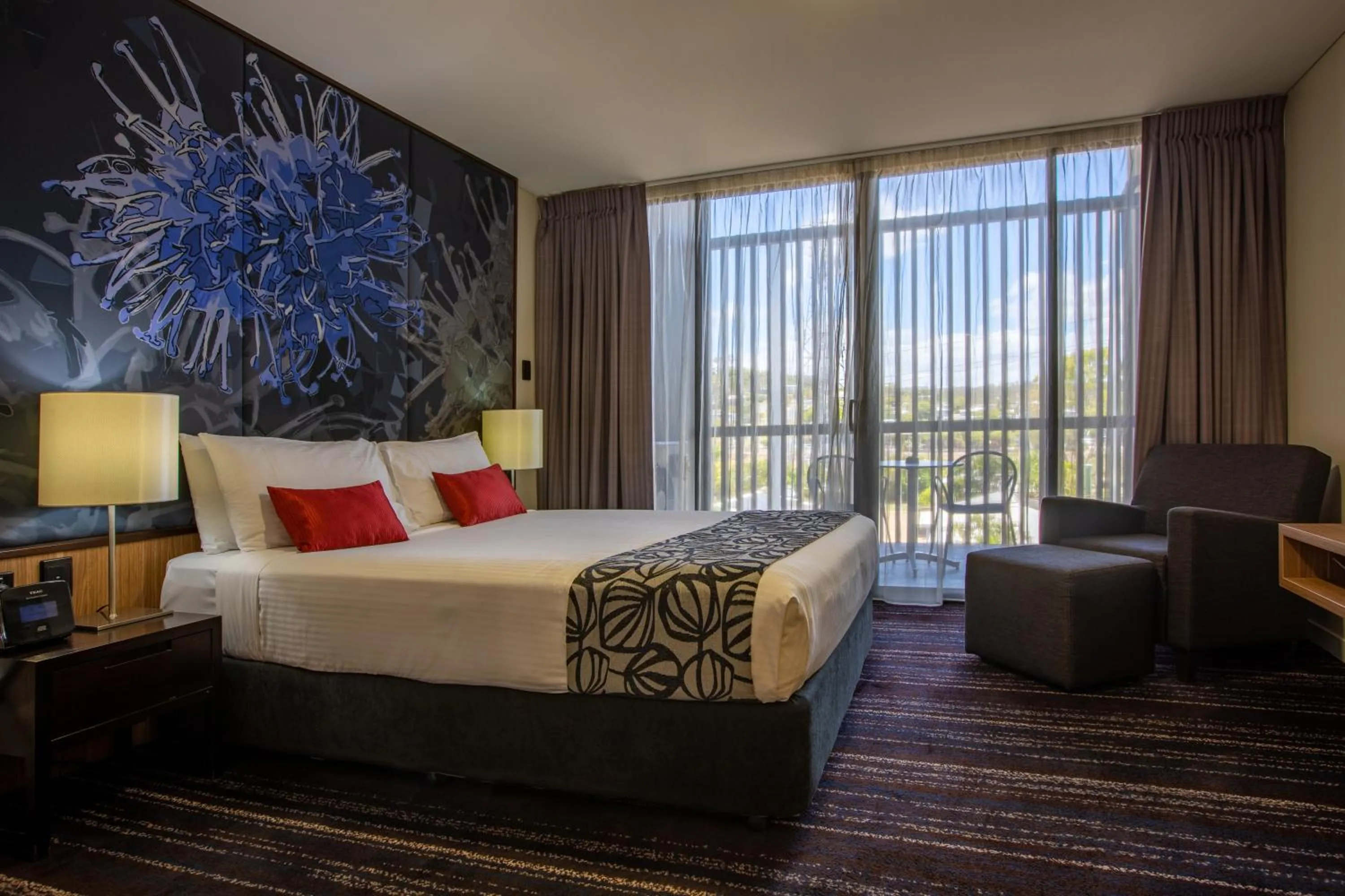 Balcony/Terrace, Bed in Mantra Gladstone